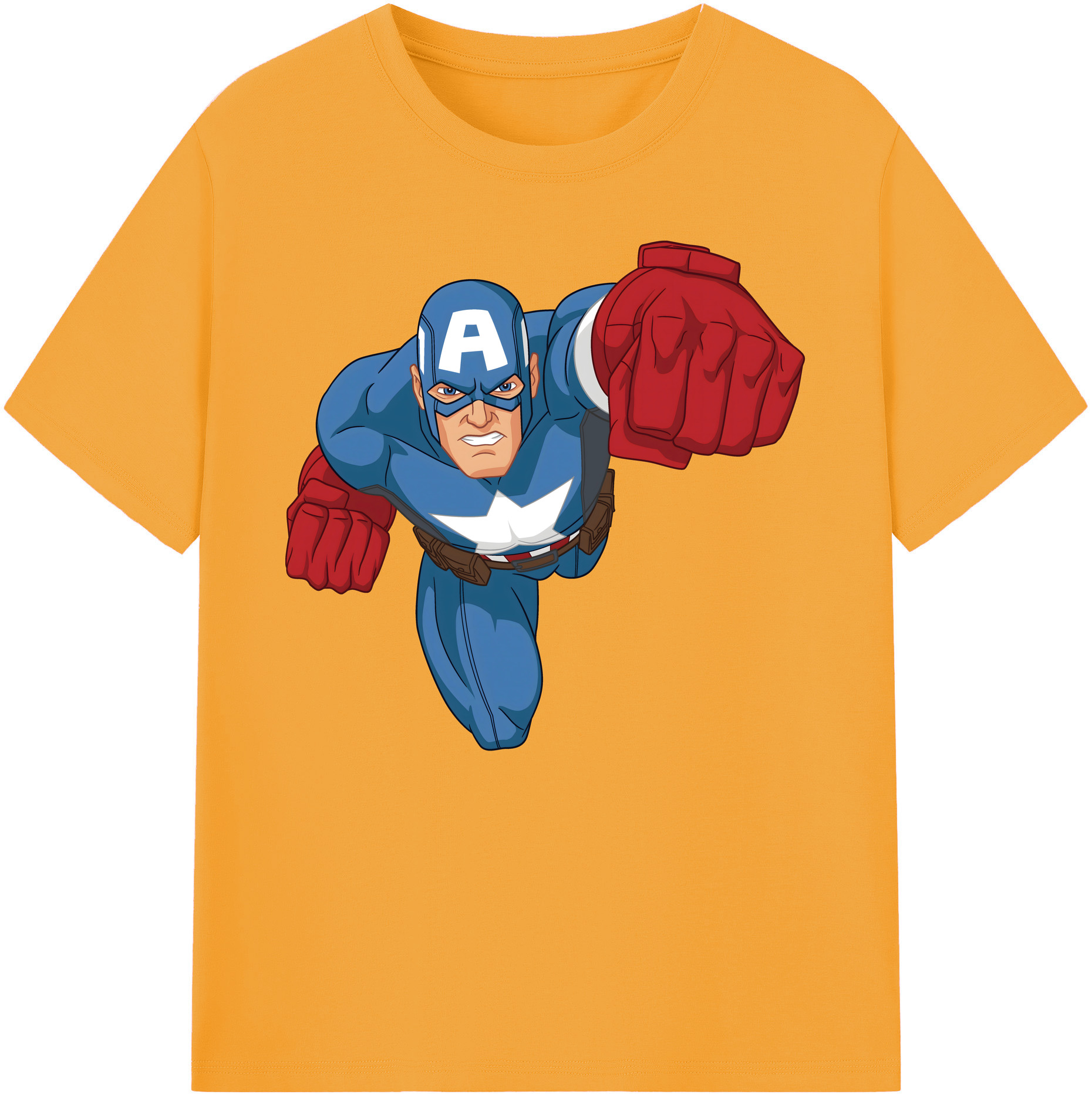 （画像用） アベンジャーズ The Avengers 綿100％ メンズ半袖Tシャツ｜肌触りやわらか＆通気性