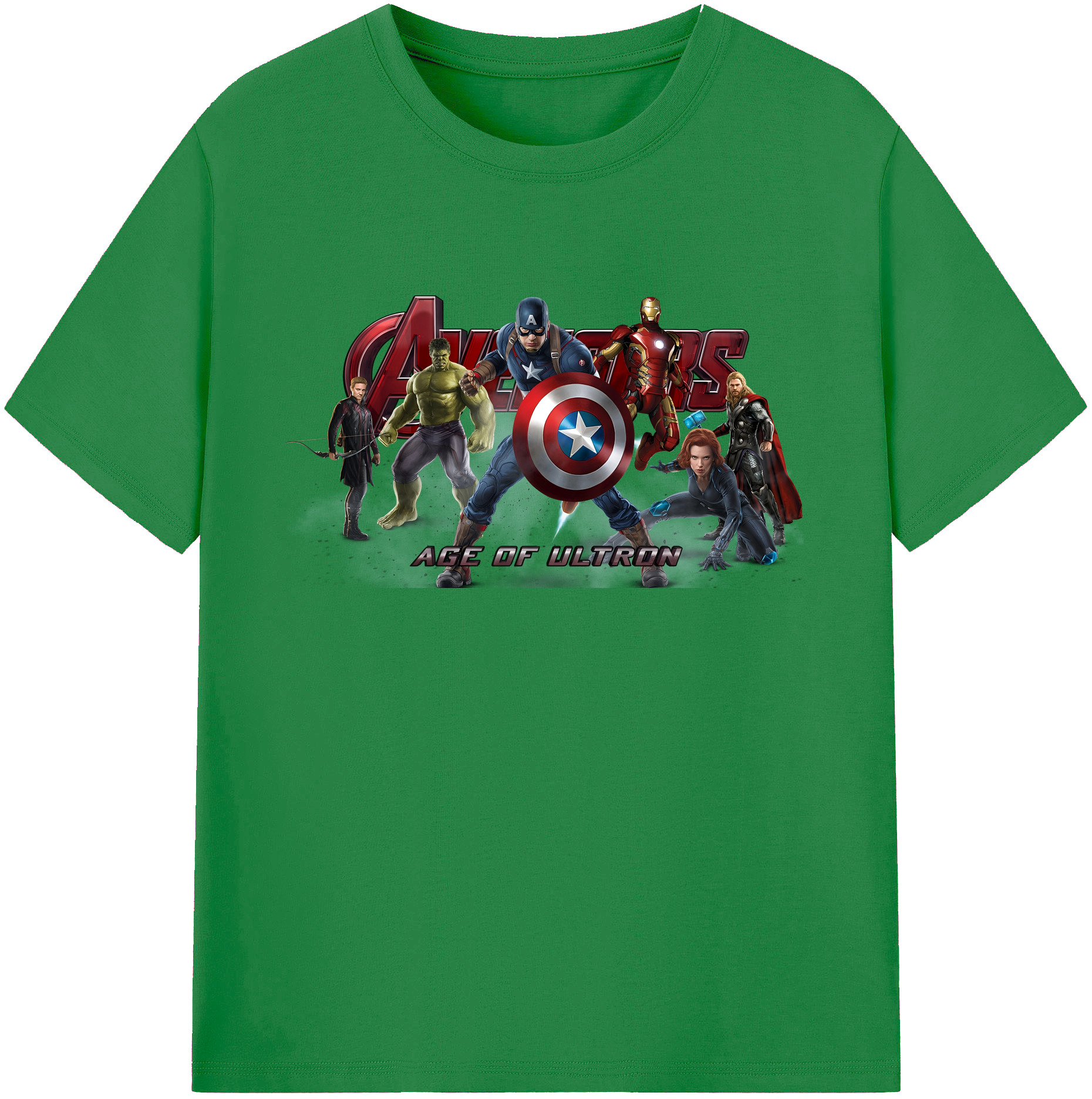 （画像用） アベンジャーズ The Avengers 綿100％ メンズ半袖Tシャツ｜肌触りやわらか＆通気性
