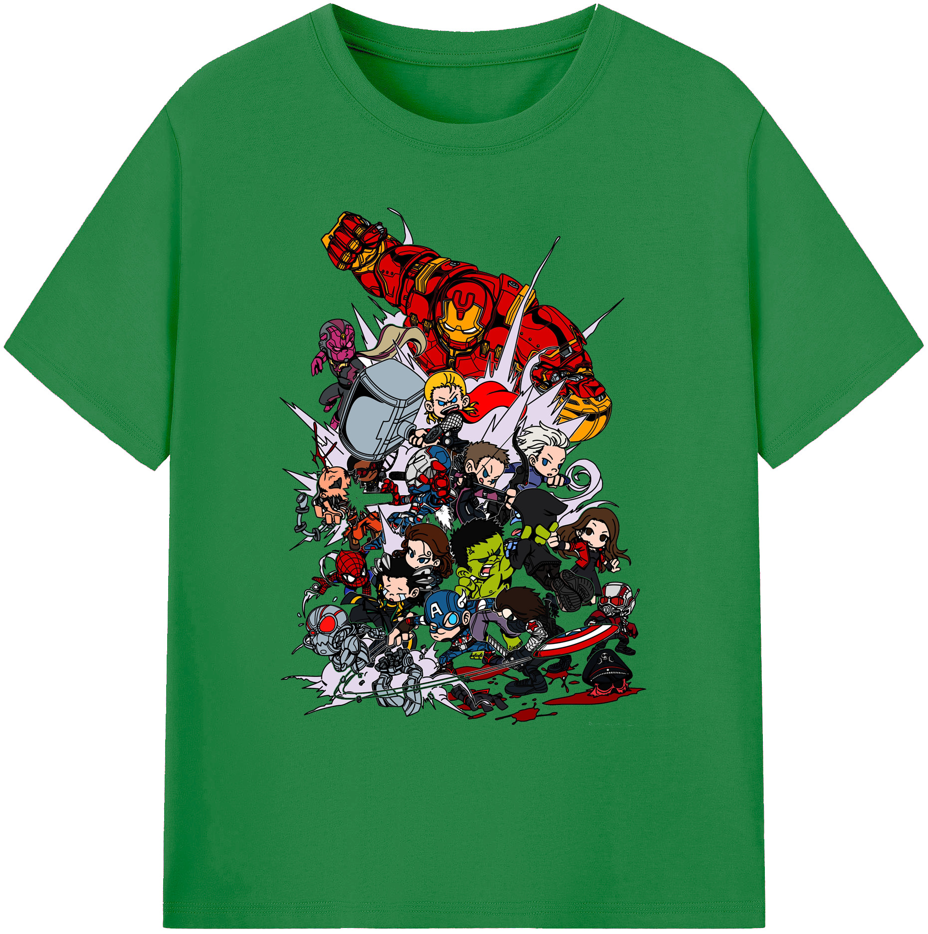 （画像用） アベンジャーズ The Avengers 綿100％ メンズ半袖Tシャツ｜肌触りやわらか＆通気性