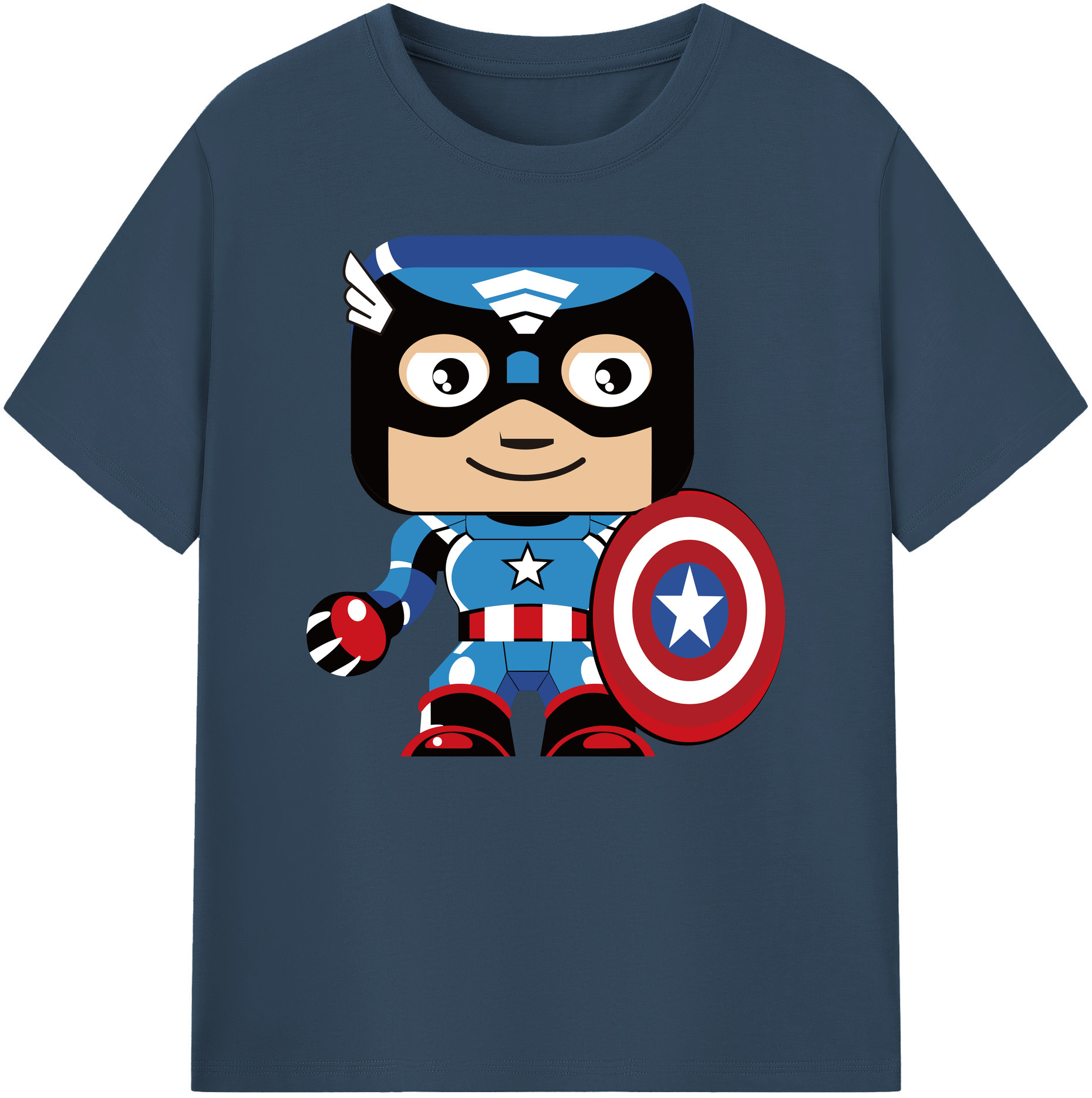 （画像用） アベンジャーズ The Avengers 綿100％ メンズ半袖Tシャツ｜肌触りやわらか＆通気性