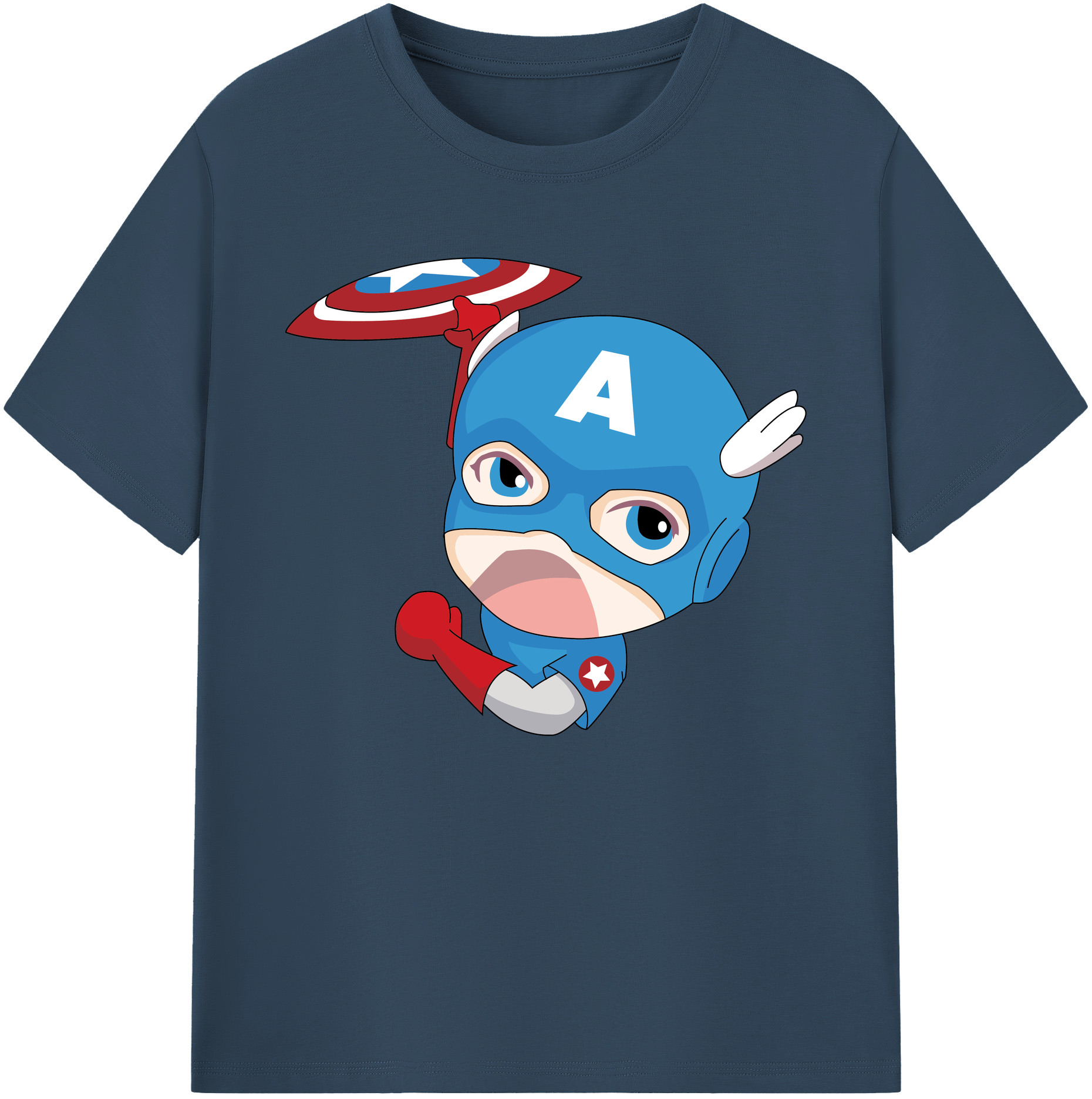 （画像用） アベンジャーズ The Avengers 綿100％ メンズ半袖Tシャツ｜肌触りやわらか＆通気性