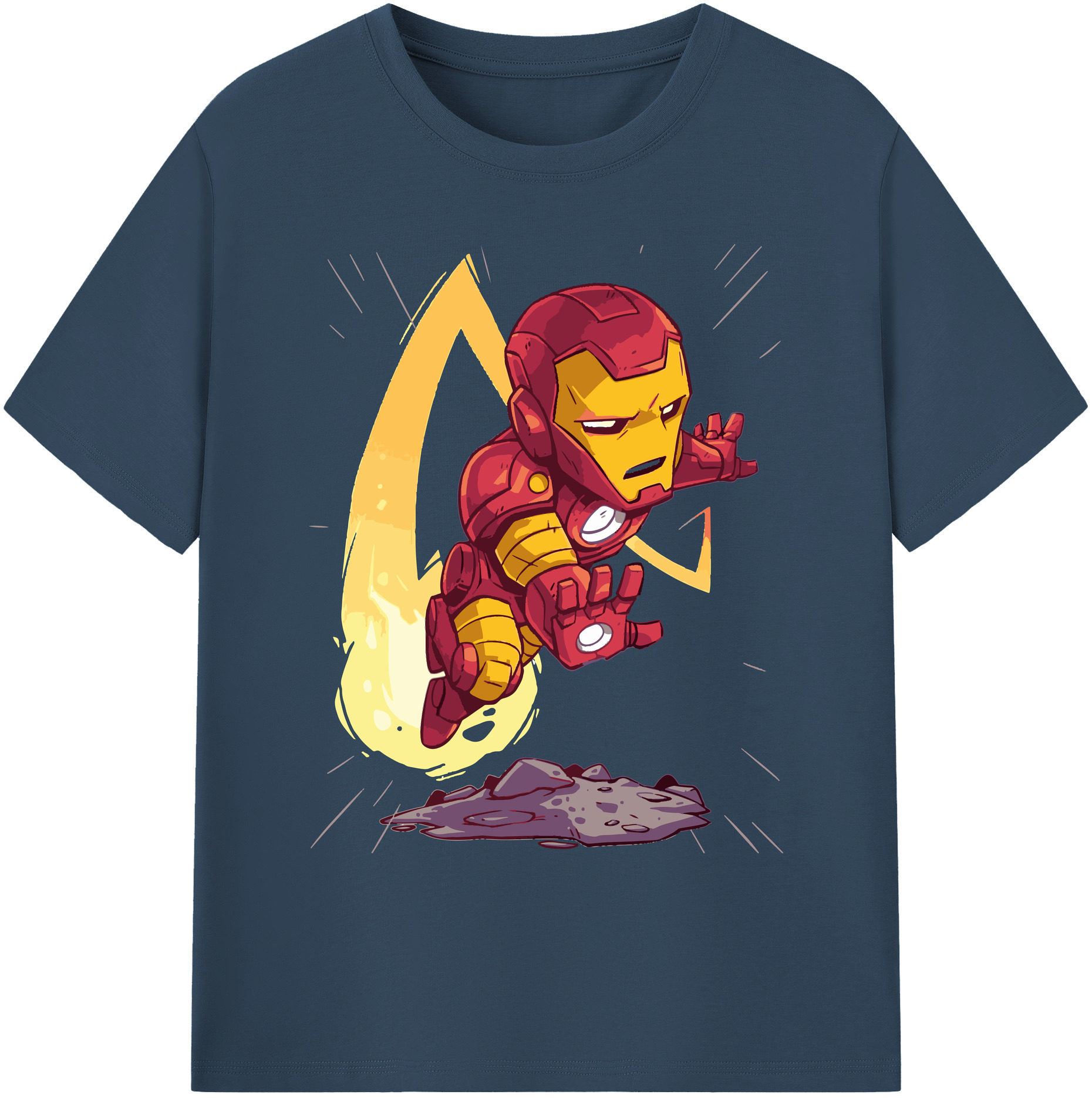 （画像用） アベンジャーズ The Avengers 綿100％ メンズ半袖Tシャツ｜肌触りやわらか＆通気性