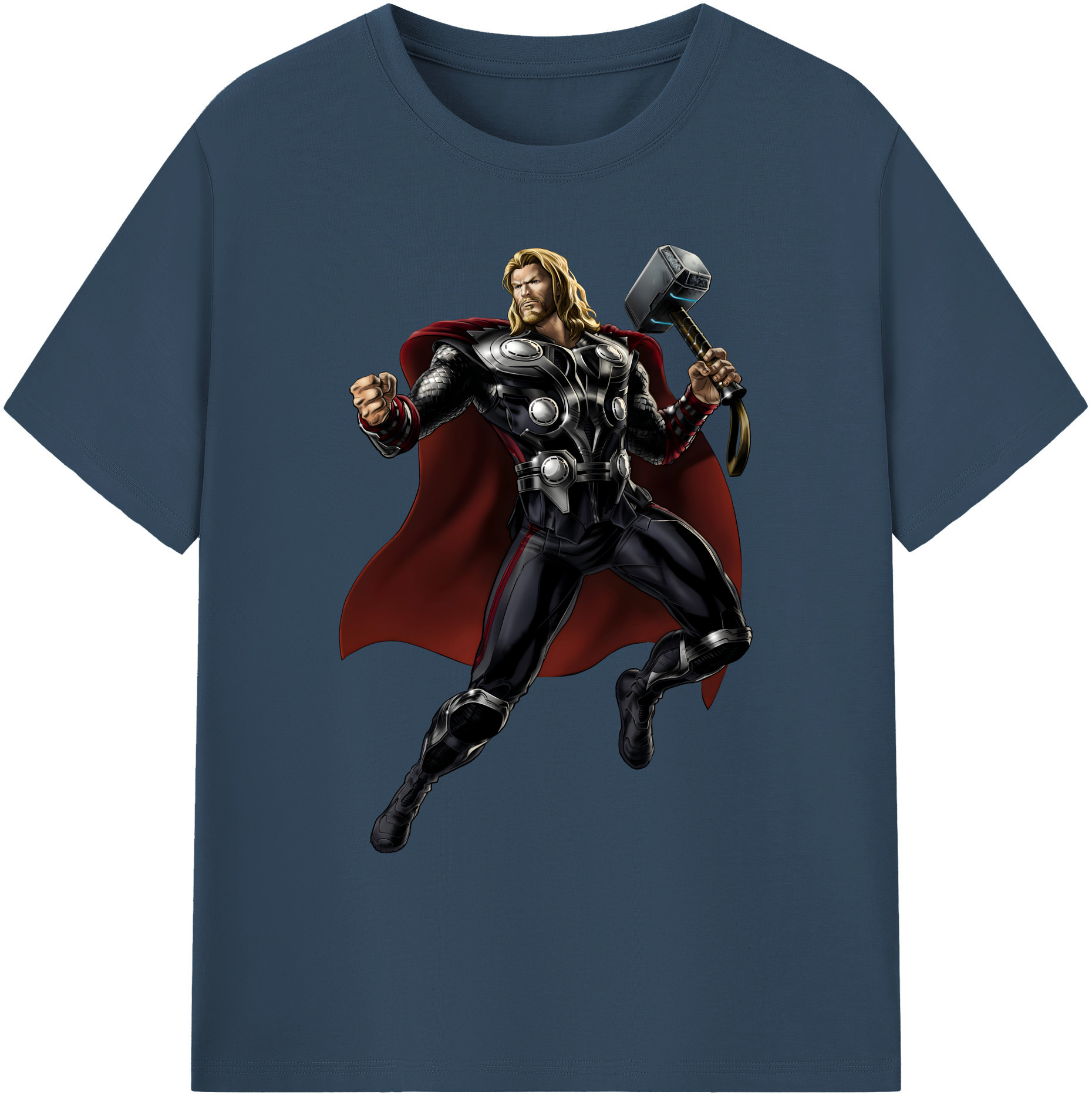 （画像用） アベンジャーズ The Avengers 綿100％ メンズ半袖Tシャツ｜肌触りやわらか＆通気性