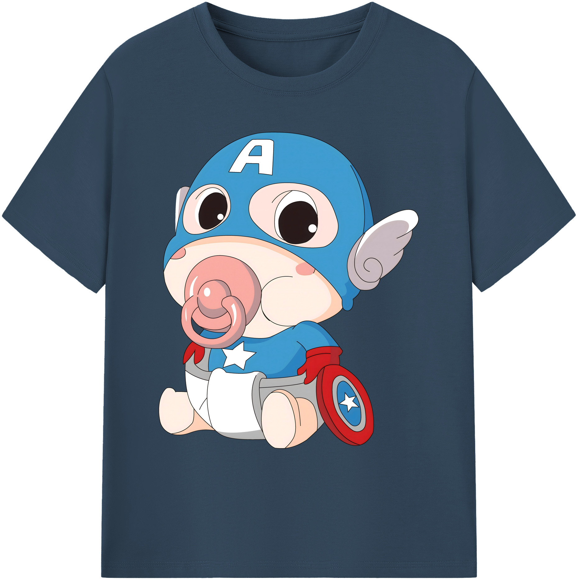 （画像用） アベンジャーズ The Avengers 綿100％ メンズ半袖Tシャツ｜肌触りやわらか＆通気性