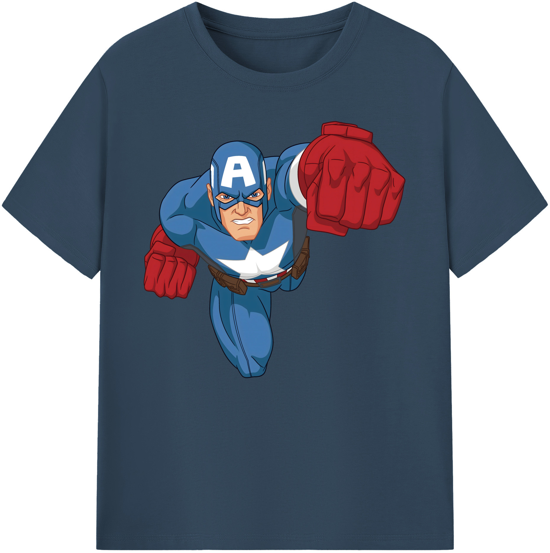 （画像用） アベンジャーズ The Avengers 綿100％ メンズ半袖Tシャツ｜肌触りやわらか＆通気性