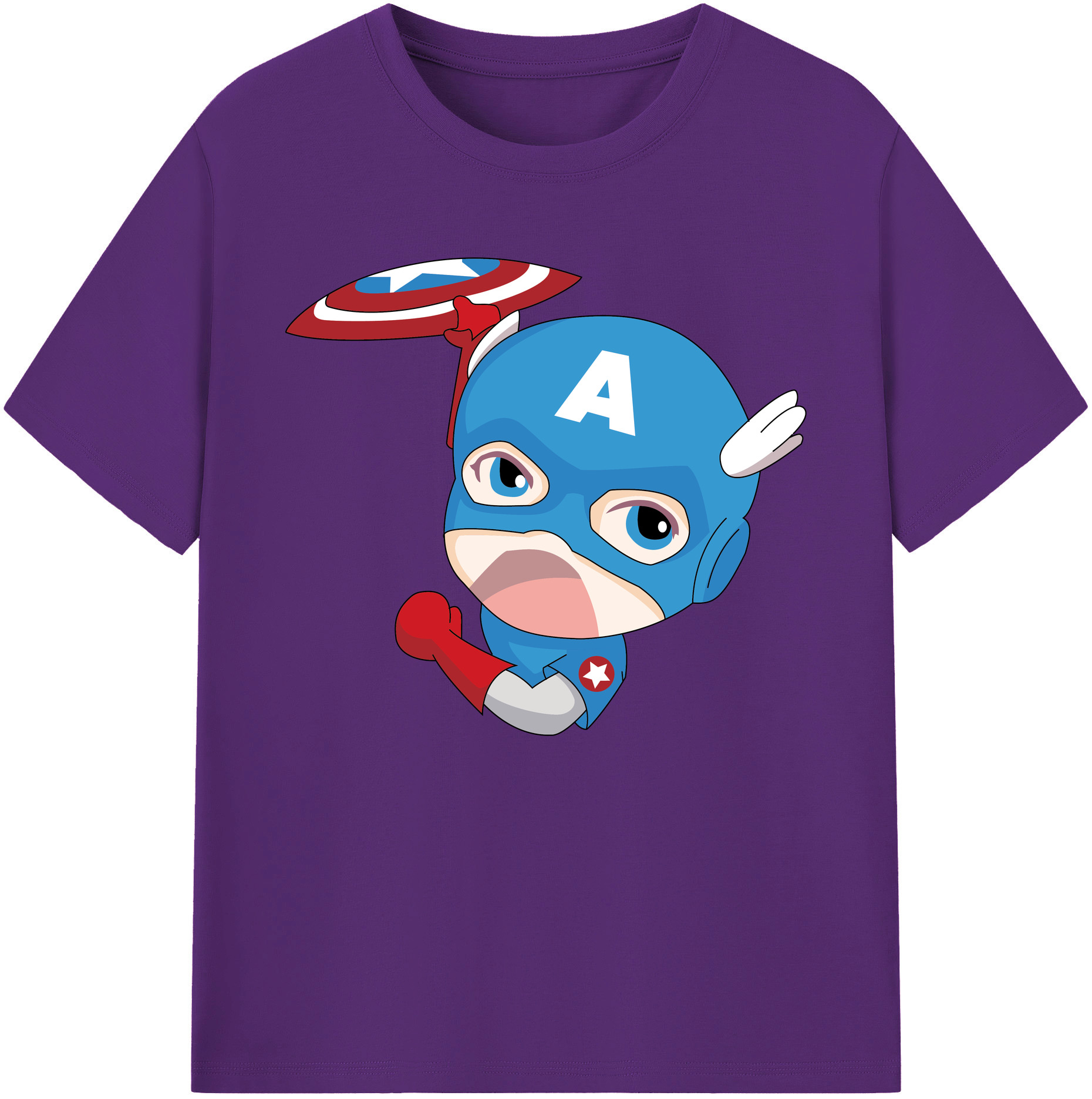 （画像用） アベンジャーズ The Avengers 綿100％ メンズ半袖Tシャツ｜肌触りやわらか＆通気性