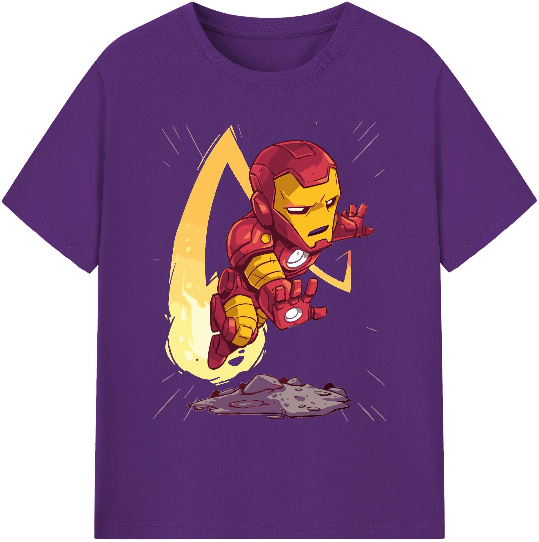（画像用） アベンジャーズ The Avengers 綿100％ メンズ半袖Tシャツ｜肌触りやわらか＆通気性