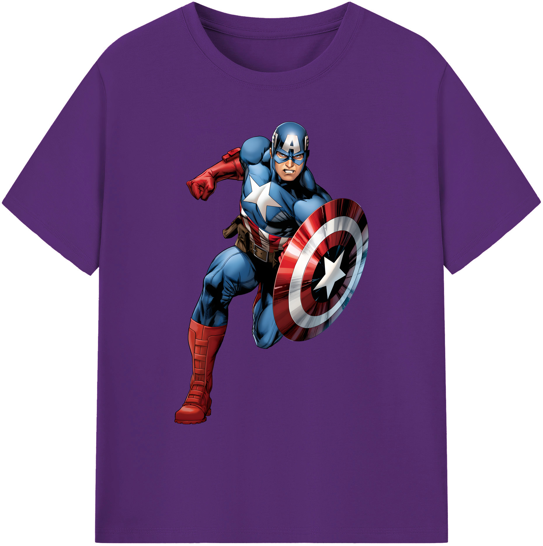 （画像用） アベンジャーズ The Avengers 綿100％ メンズ半袖Tシャツ｜肌触りやわらか＆通気性