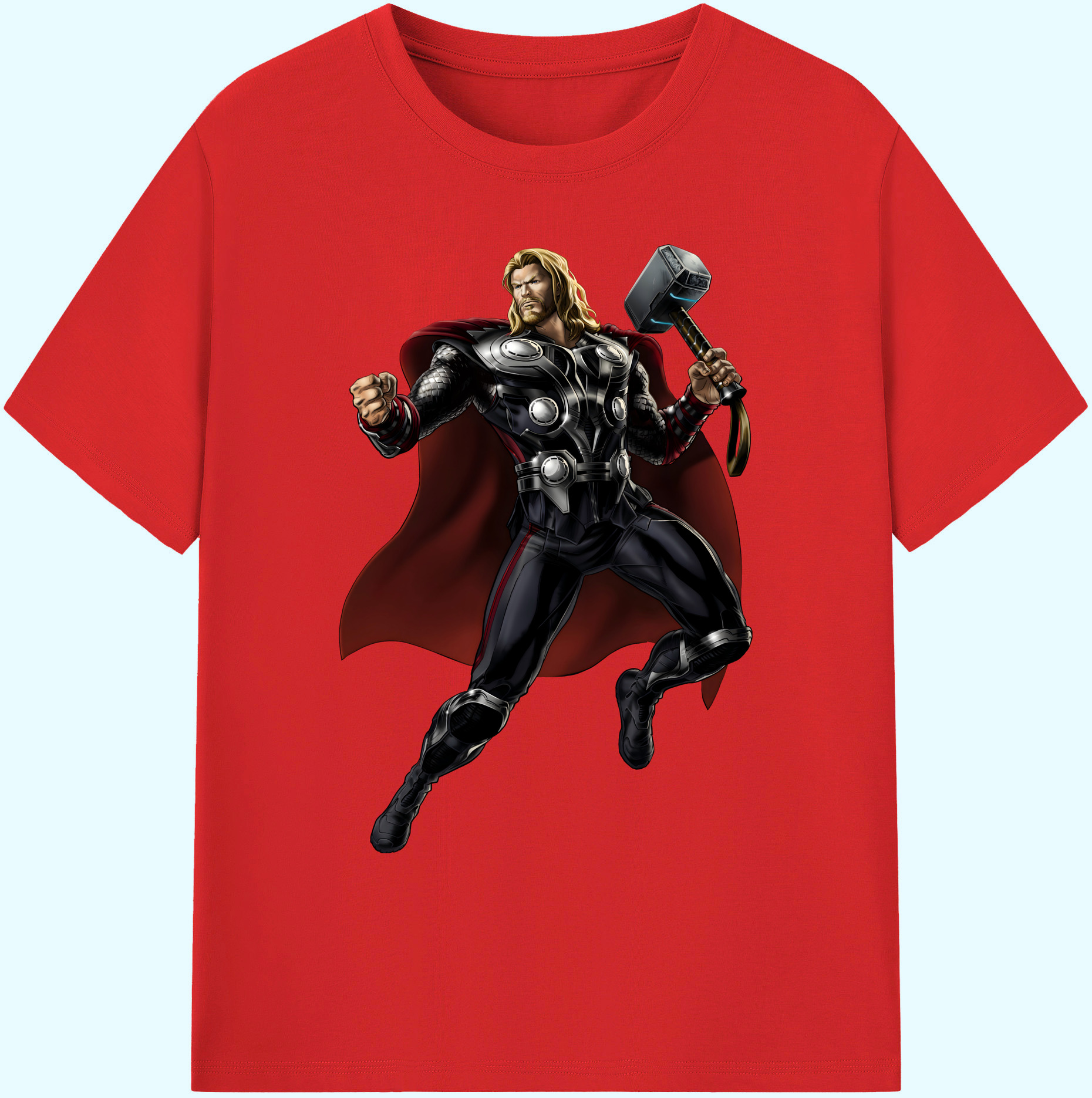 （画像用） アベンジャーズ The Avengers 綿100％ メンズ半袖Tシャツ｜肌触りやわらか＆通気性