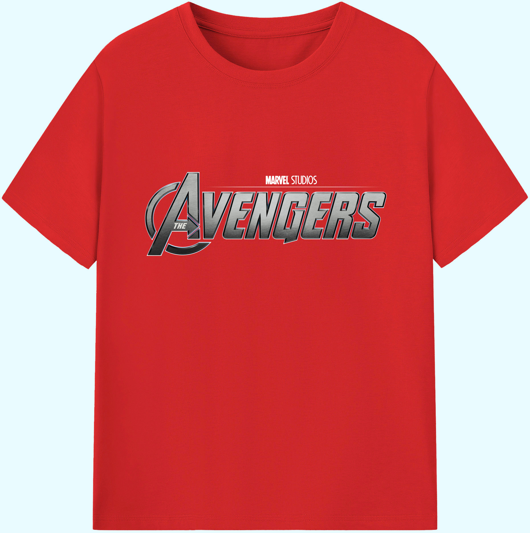 （画像用） アベンジャーズ The Avengers 綿100％ メンズ半袖Tシャツ｜肌触りやわらか＆通気性
