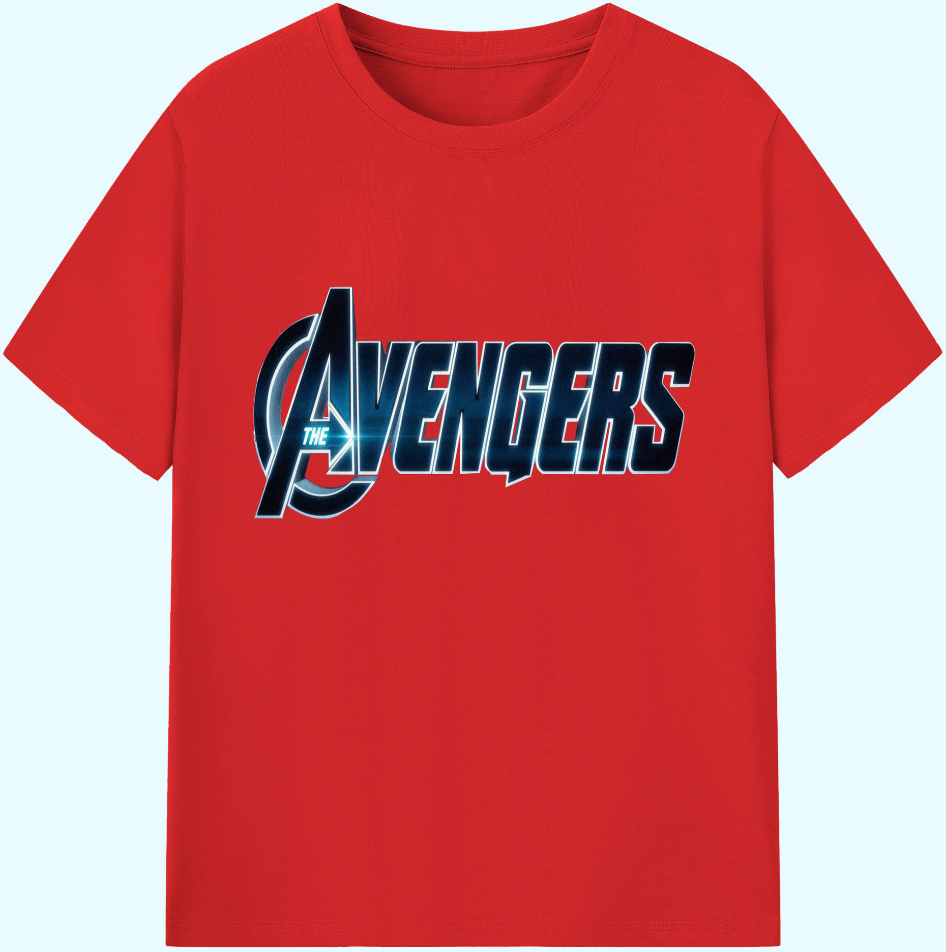 （画像用） アベンジャーズ The Avengers 綿100％ メンズ半袖Tシャツ｜肌触りやわらか＆通気性