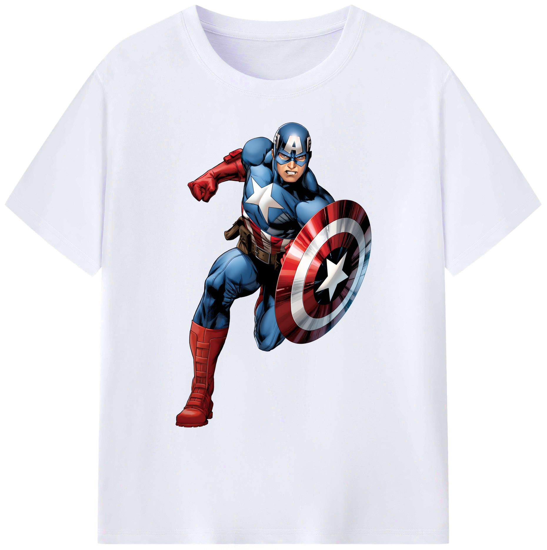（画像用） アベンジャーズ The Avengers 綿100％ メンズ半袖Tシャツ｜肌触りやわらか＆通気性