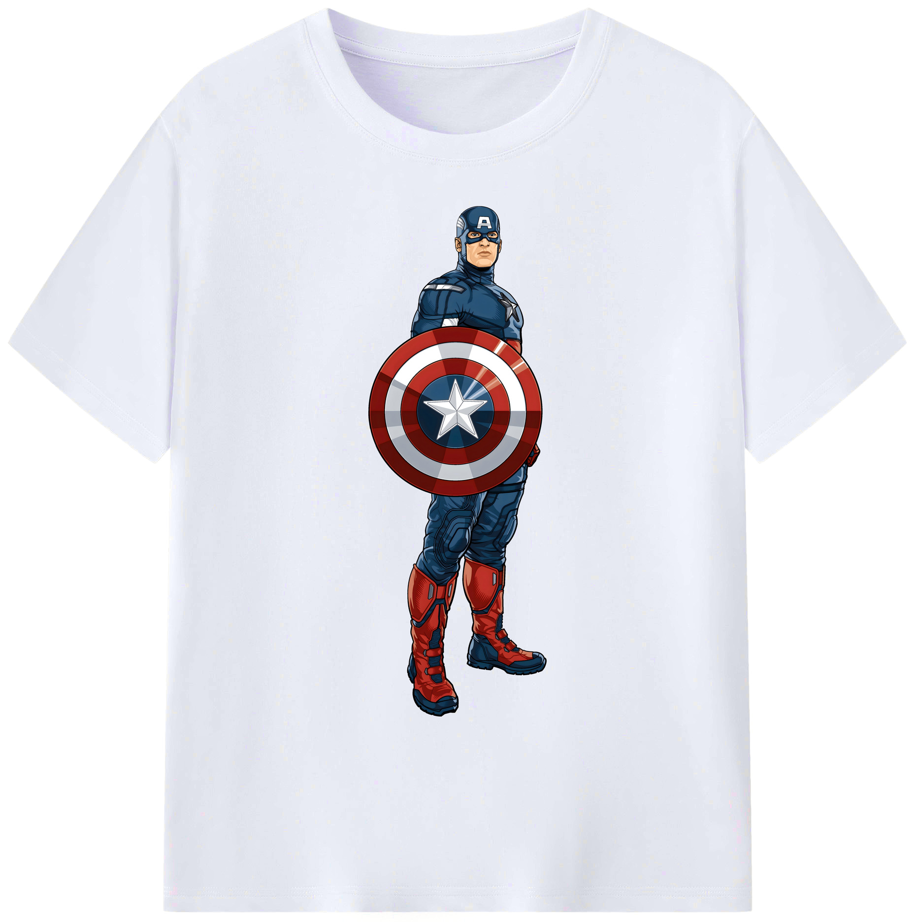 （画像用） アベンジャーズ The Avengers 綿100％ メンズ半袖Tシャツ｜肌触りやわらか＆通気性