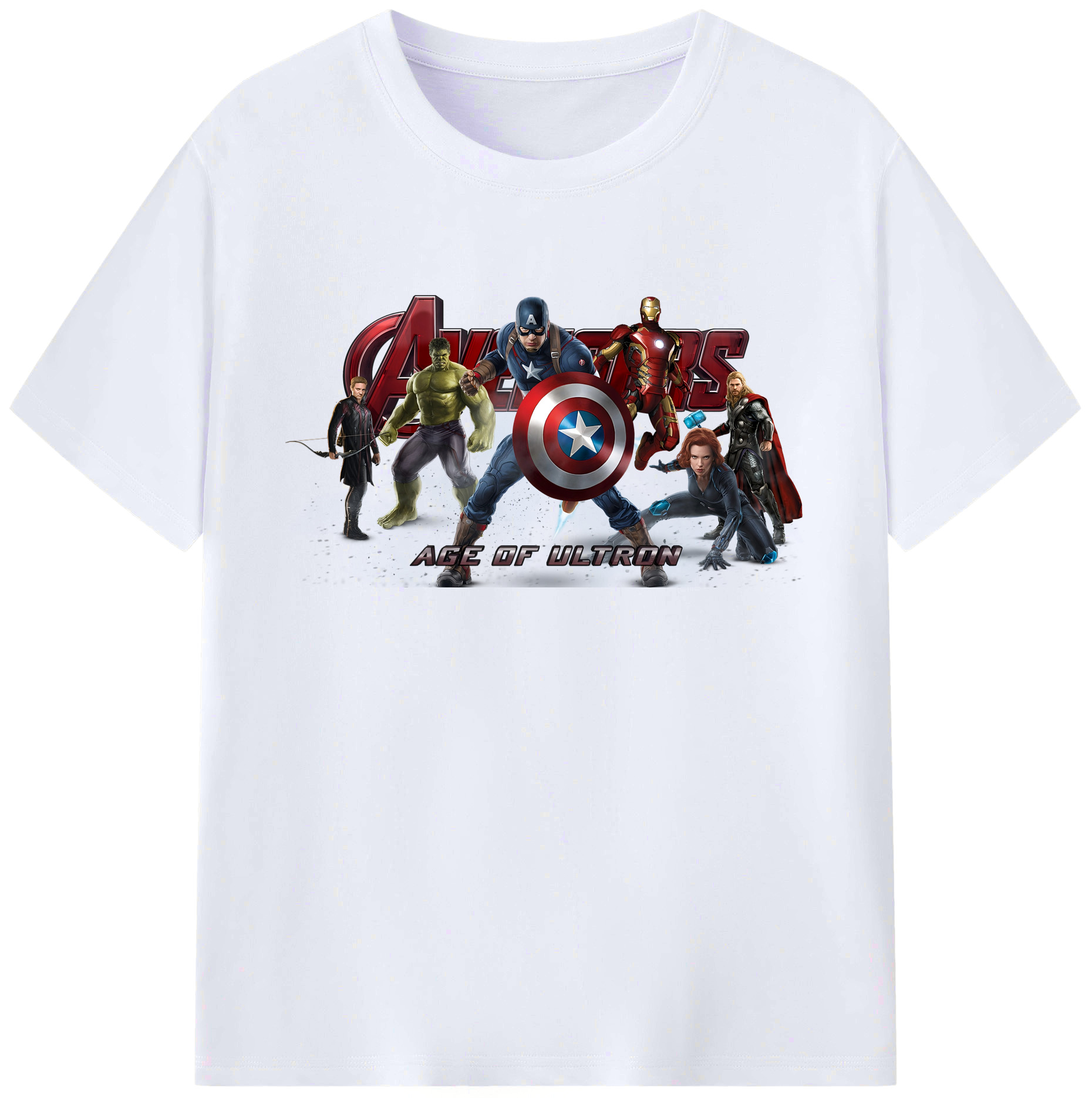 （画像用） アベンジャーズ The Avengers 綿100％ メンズ半袖Tシャツ｜肌触りやわらか＆通気性