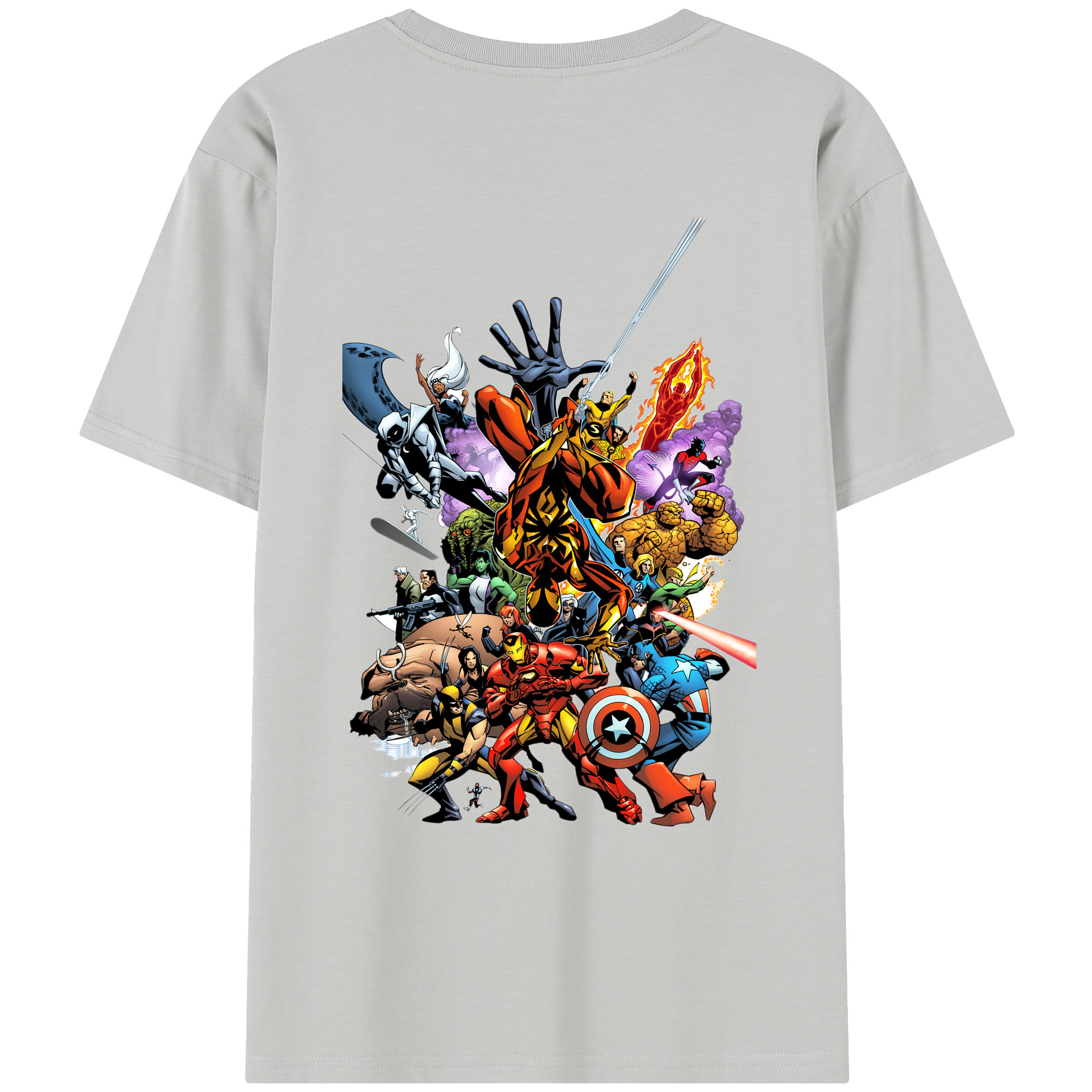 （画像用） アベンジャーズ The Avengers レディース半袖Tシャツ(バックプリント)