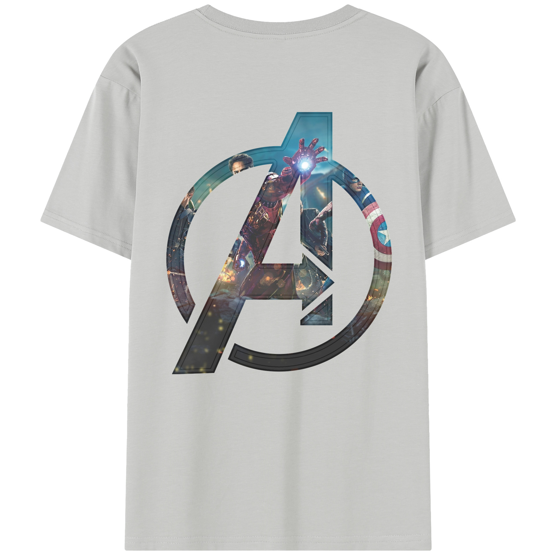 （画像用） アベンジャーズ The Avengers レディース半袖Tシャツ(バックプリント)