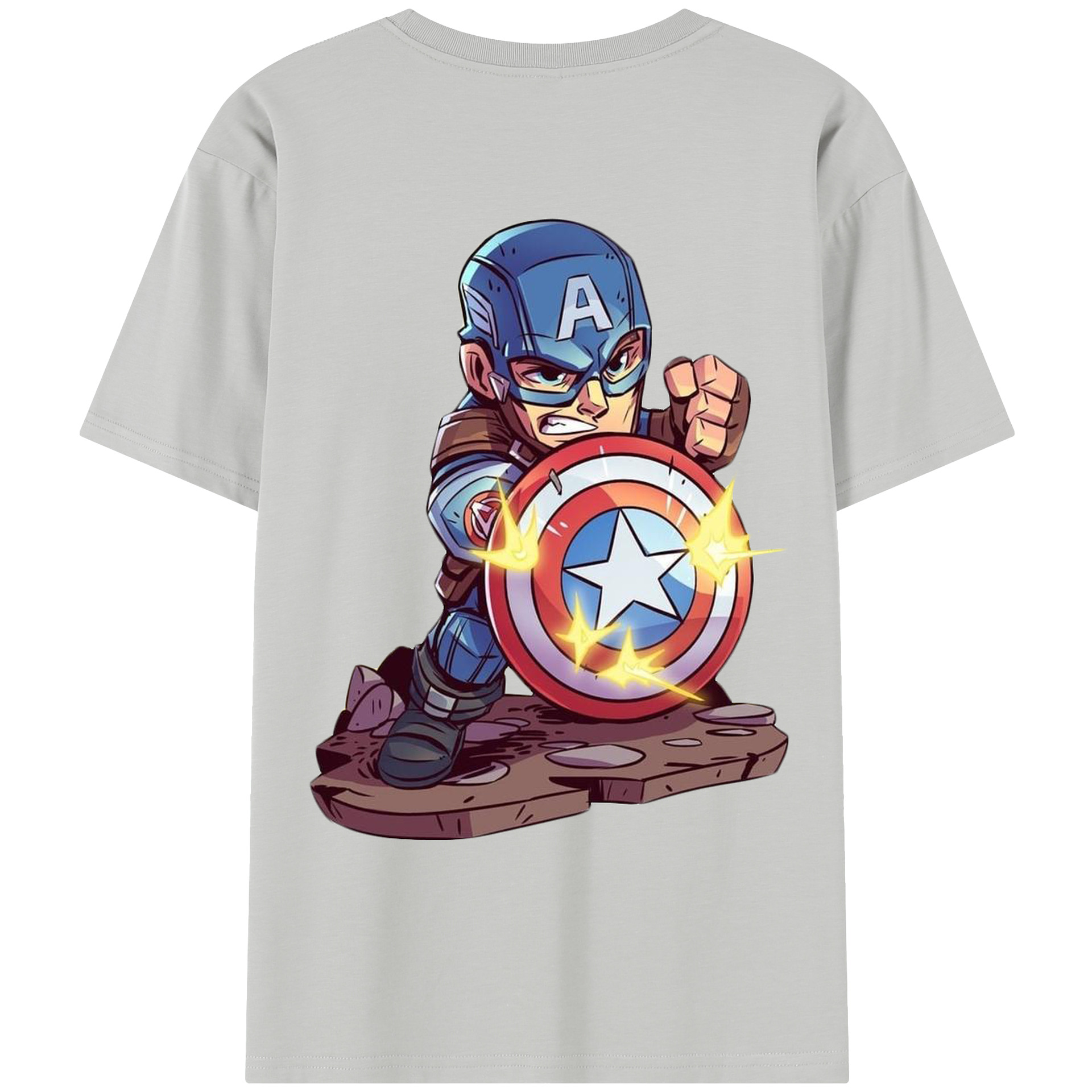 （画像用） アベンジャーズ The Avengers レディース半袖Tシャツ(バックプリント)