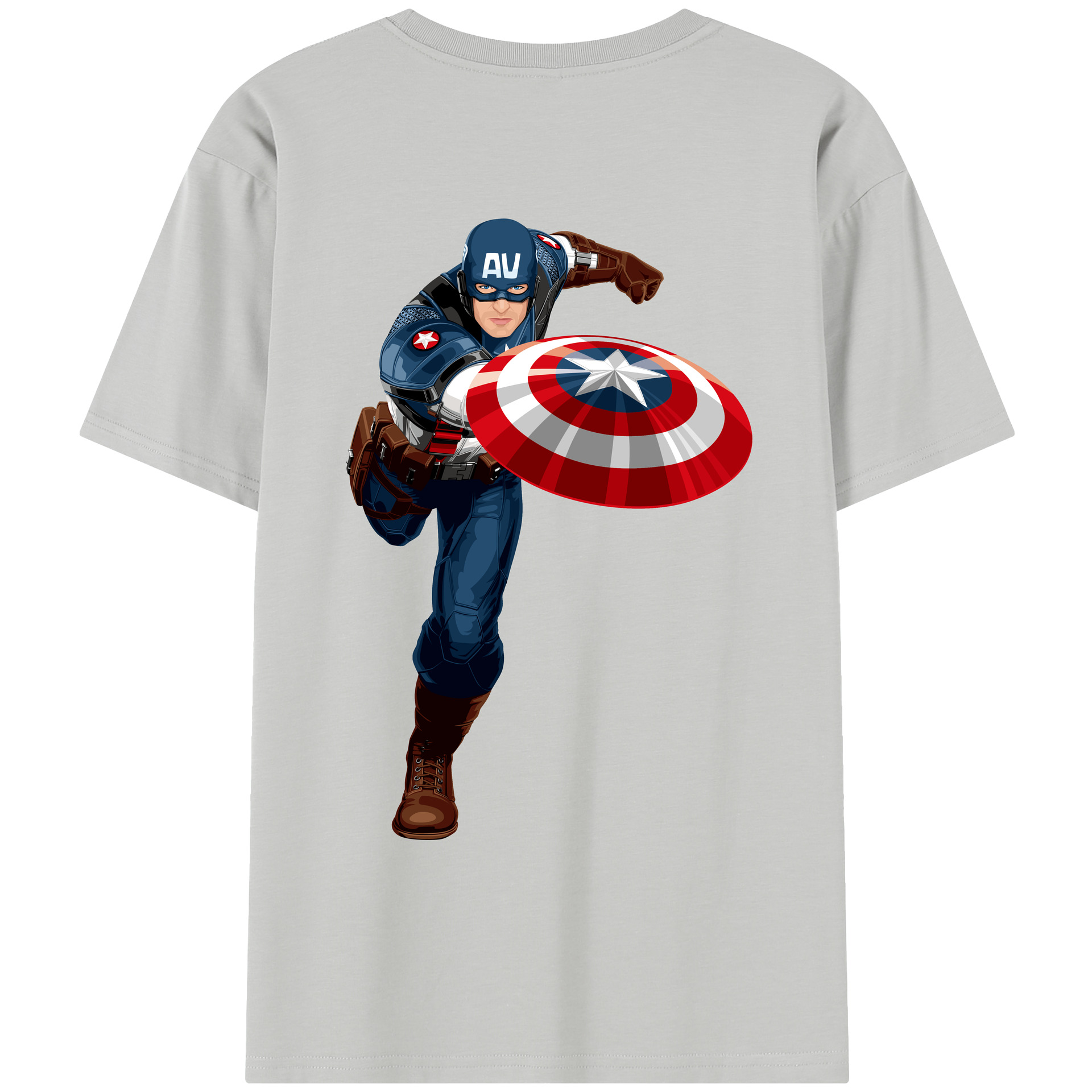 （画像用） アベンジャーズ The Avengers レディース半袖Tシャツ(バックプリント)