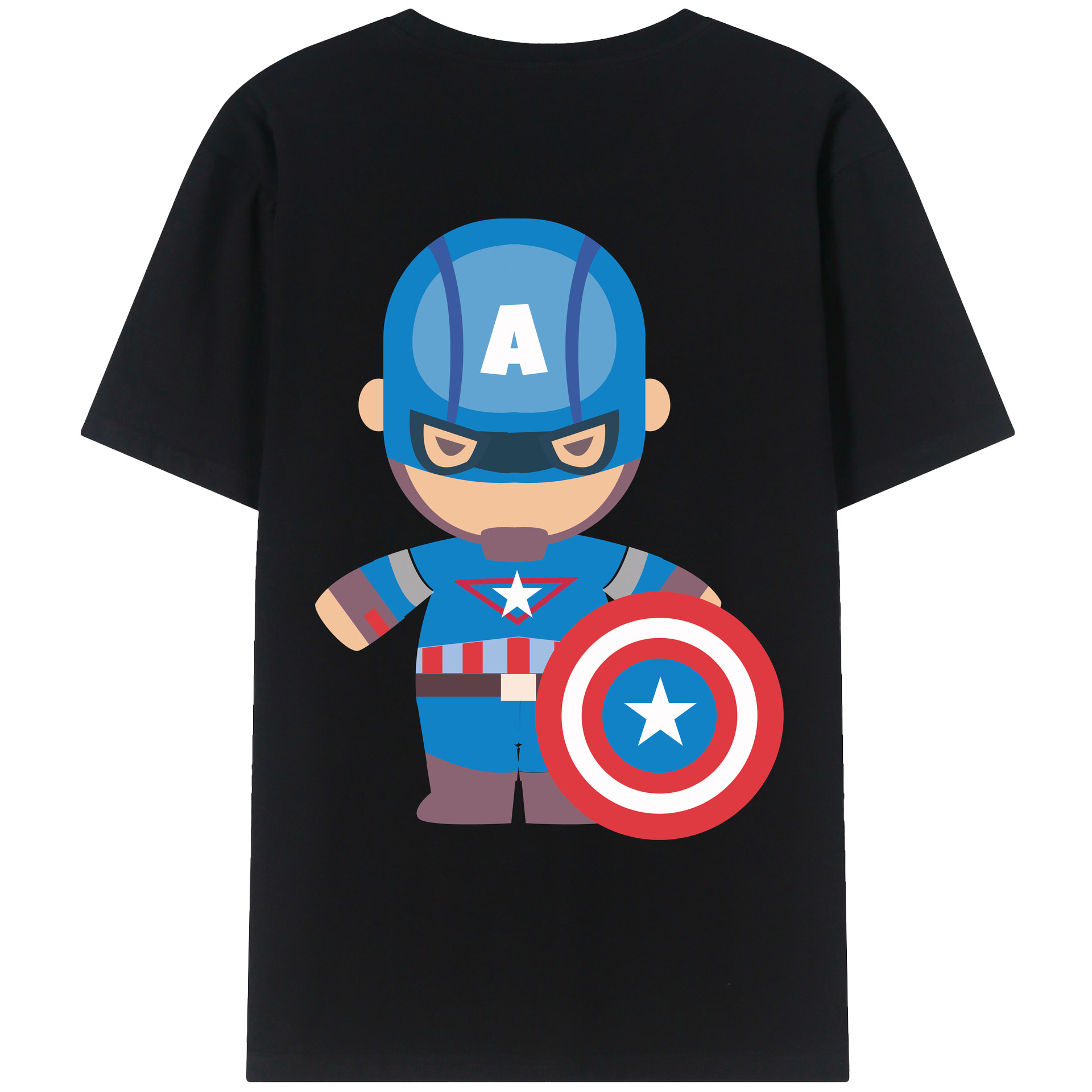 （画像用） アベンジャーズ The Avengers レディース半袖Tシャツ(バックプリント)