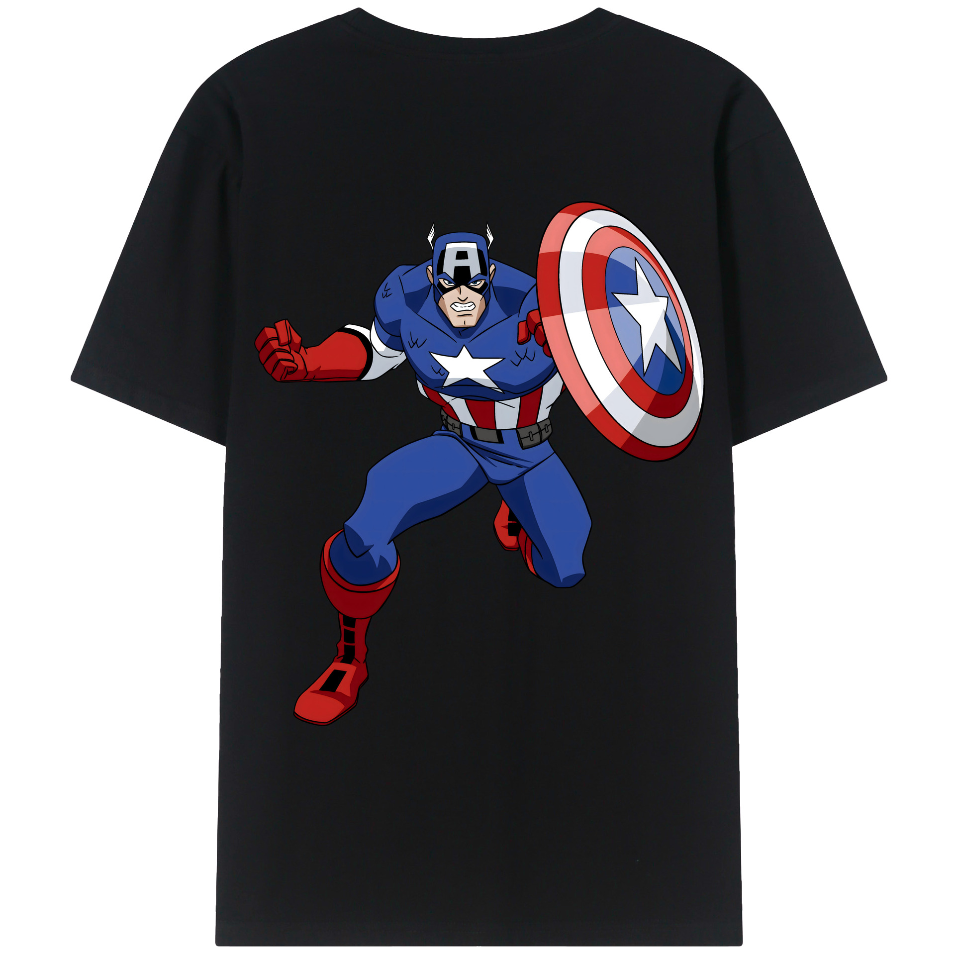 （画像用） アベンジャーズ The Avengers レディース半袖Tシャツ(バックプリント)