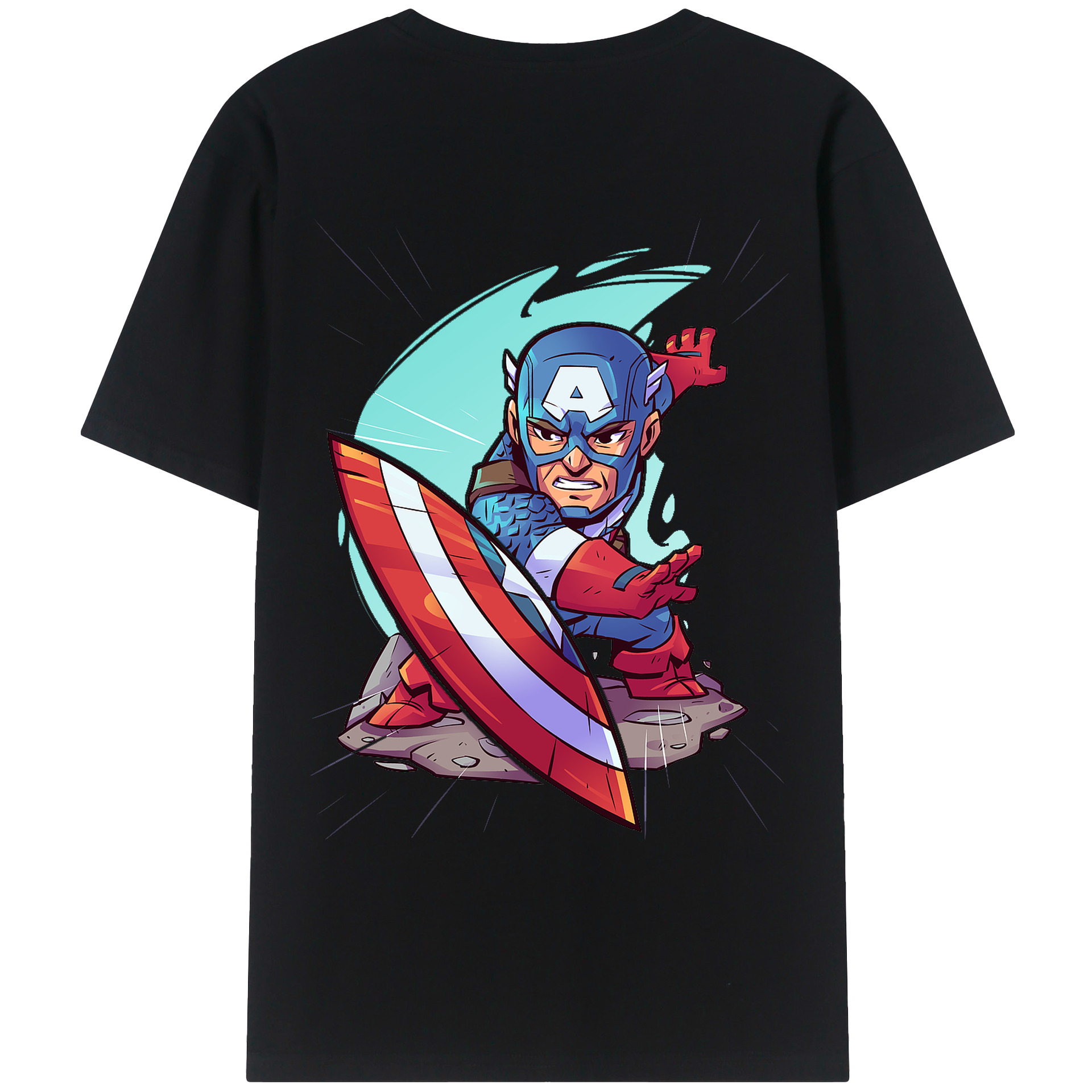 （画像用） アベンジャーズ The Avengers レディース半袖Tシャツ(バックプリント)