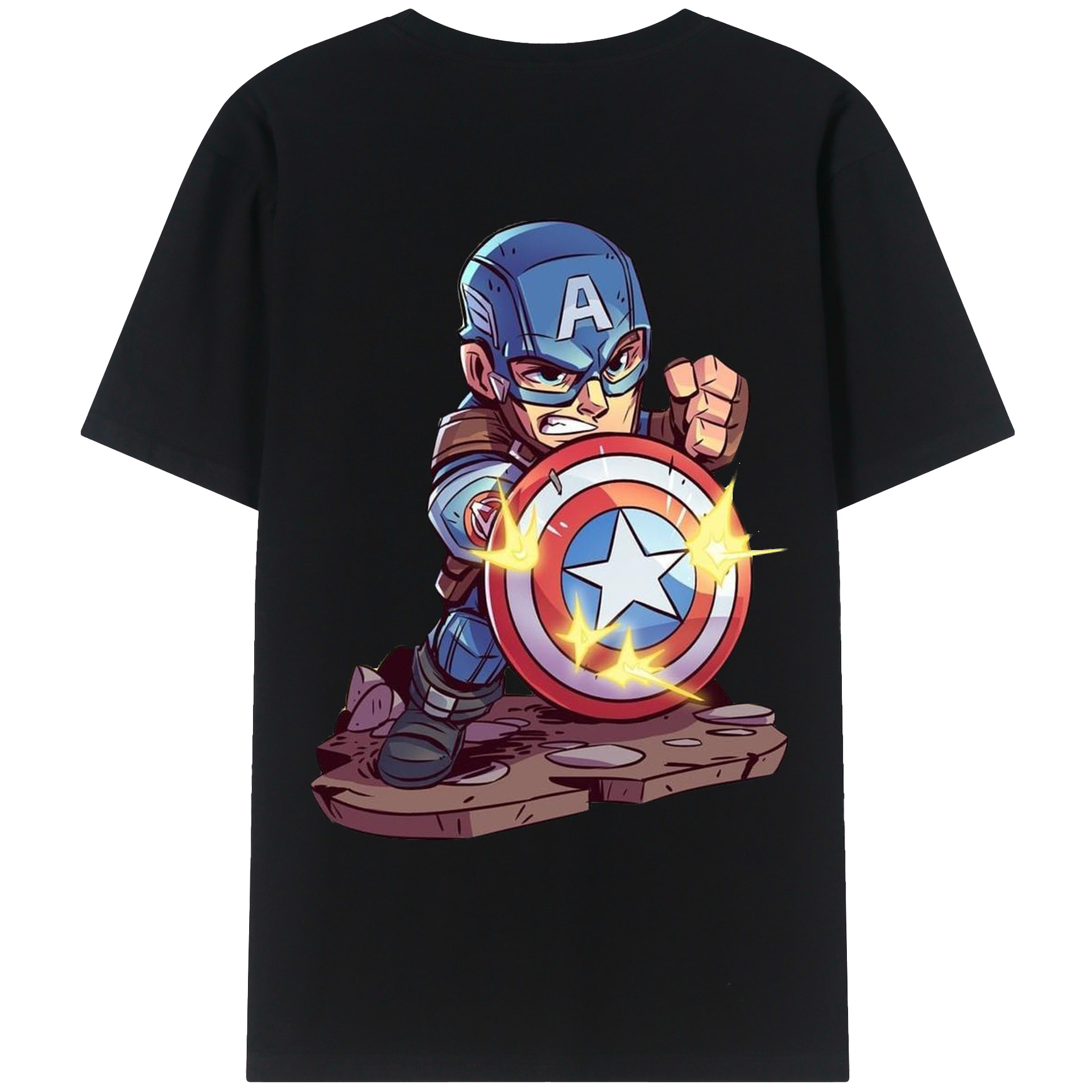 （画像用） アベンジャーズ The Avengers レディース半袖Tシャツ(バックプリント)
