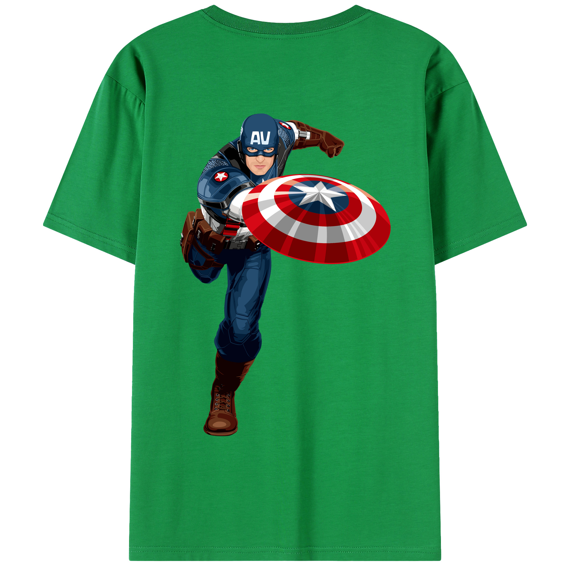 （画像用） アベンジャーズ The Avengers レディース半袖Tシャツ(バックプリント)