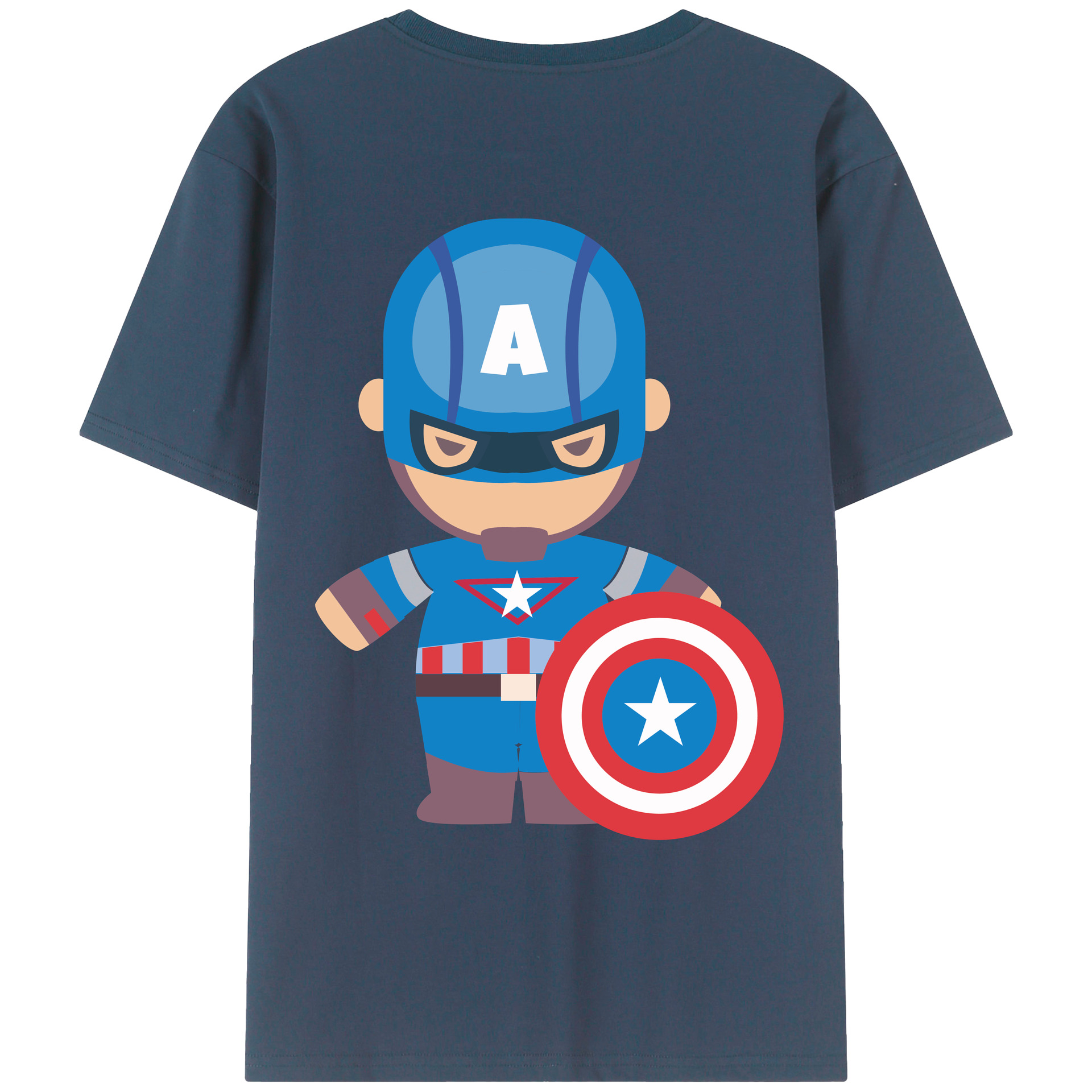 （画像用） アベンジャーズ The Avengers レディース半袖Tシャツ(バックプリント)