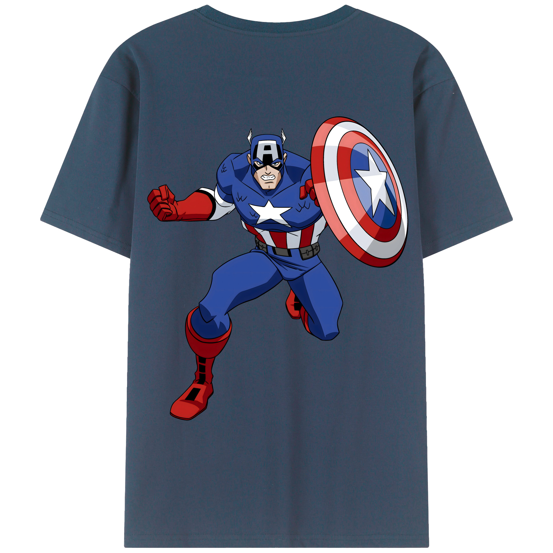 （画像用） アベンジャーズ The Avengers レディース半袖Tシャツ(バックプリント)