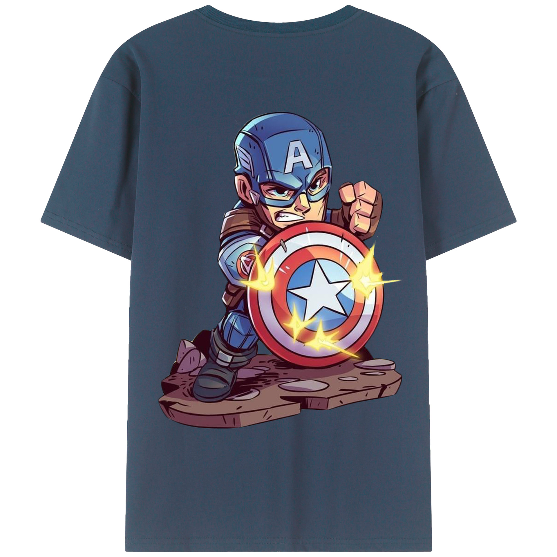 （画像用） アベンジャーズ The Avengers レディース半袖Tシャツ(バックプリント)