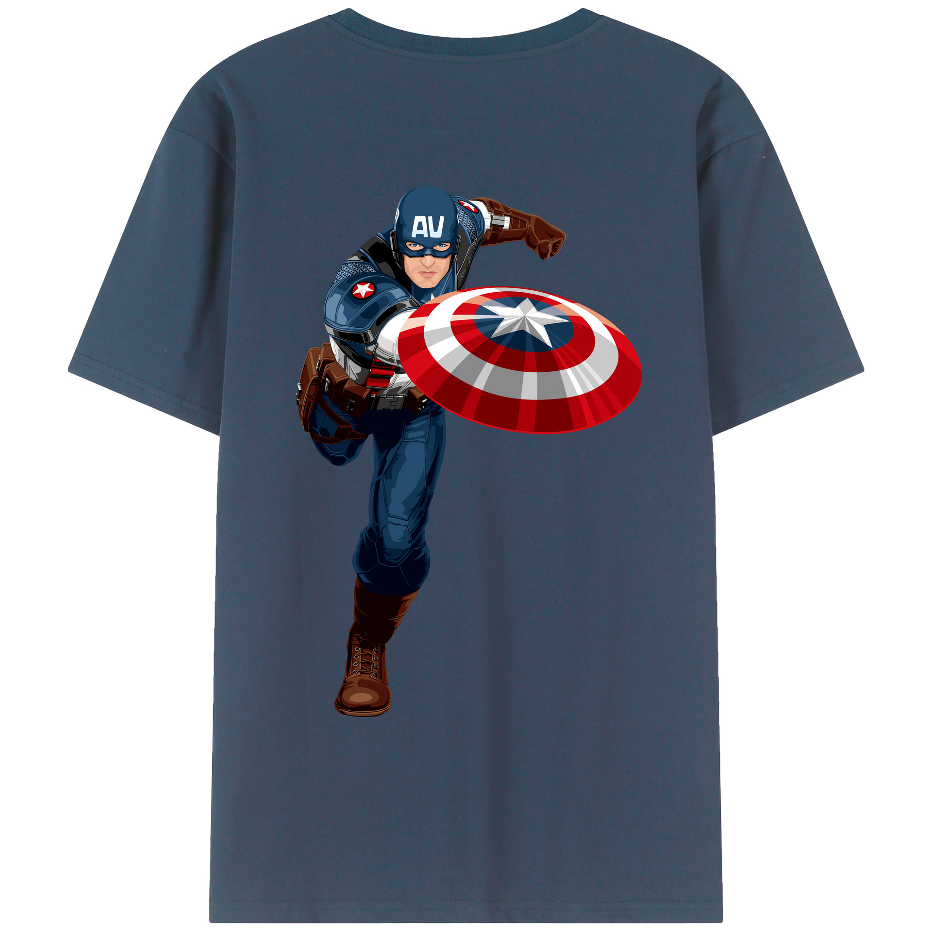 （画像用） アベンジャーズ The Avengers レディース半袖Tシャツ(バックプリント)