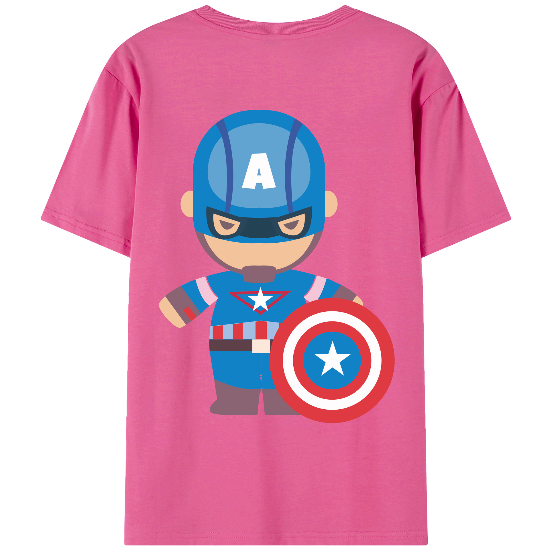 （画像用） アベンジャーズ The Avengers レディース半袖Tシャツ(バックプリント)