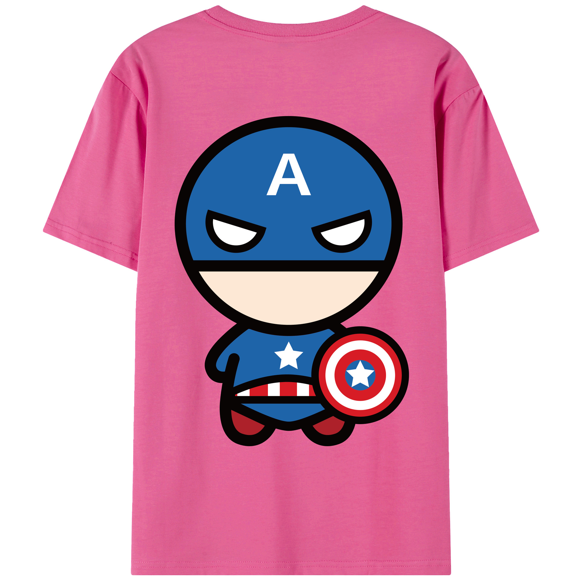 （画像用） アベンジャーズ The Avengers レディース半袖Tシャツ(バックプリント)