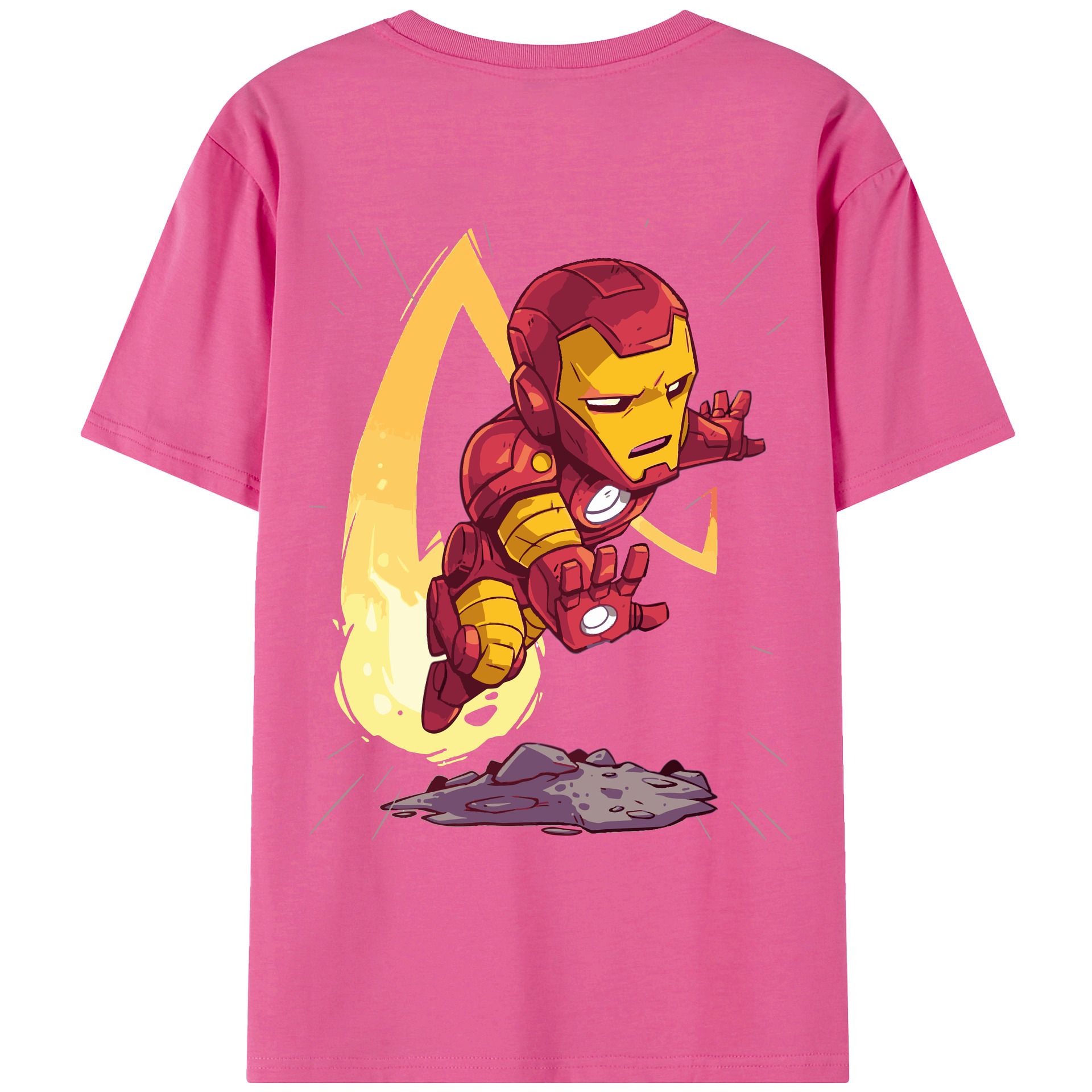 （画像用） アベンジャーズ The Avengers レディース半袖Tシャツ(バックプリント)