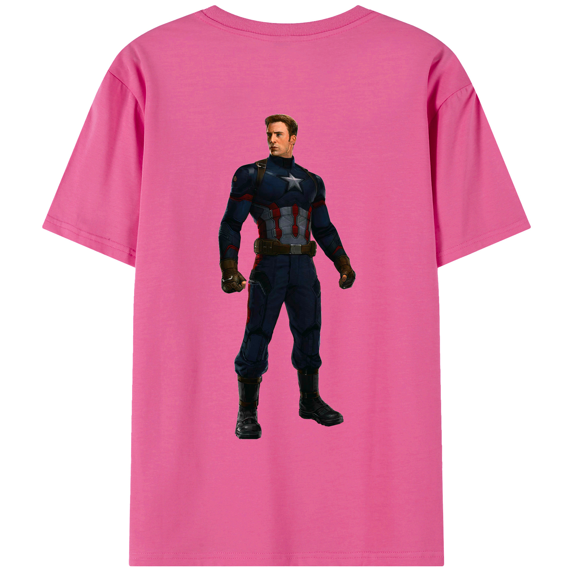 （画像用） アベンジャーズ The Avengers レディース半袖Tシャツ(バックプリント)