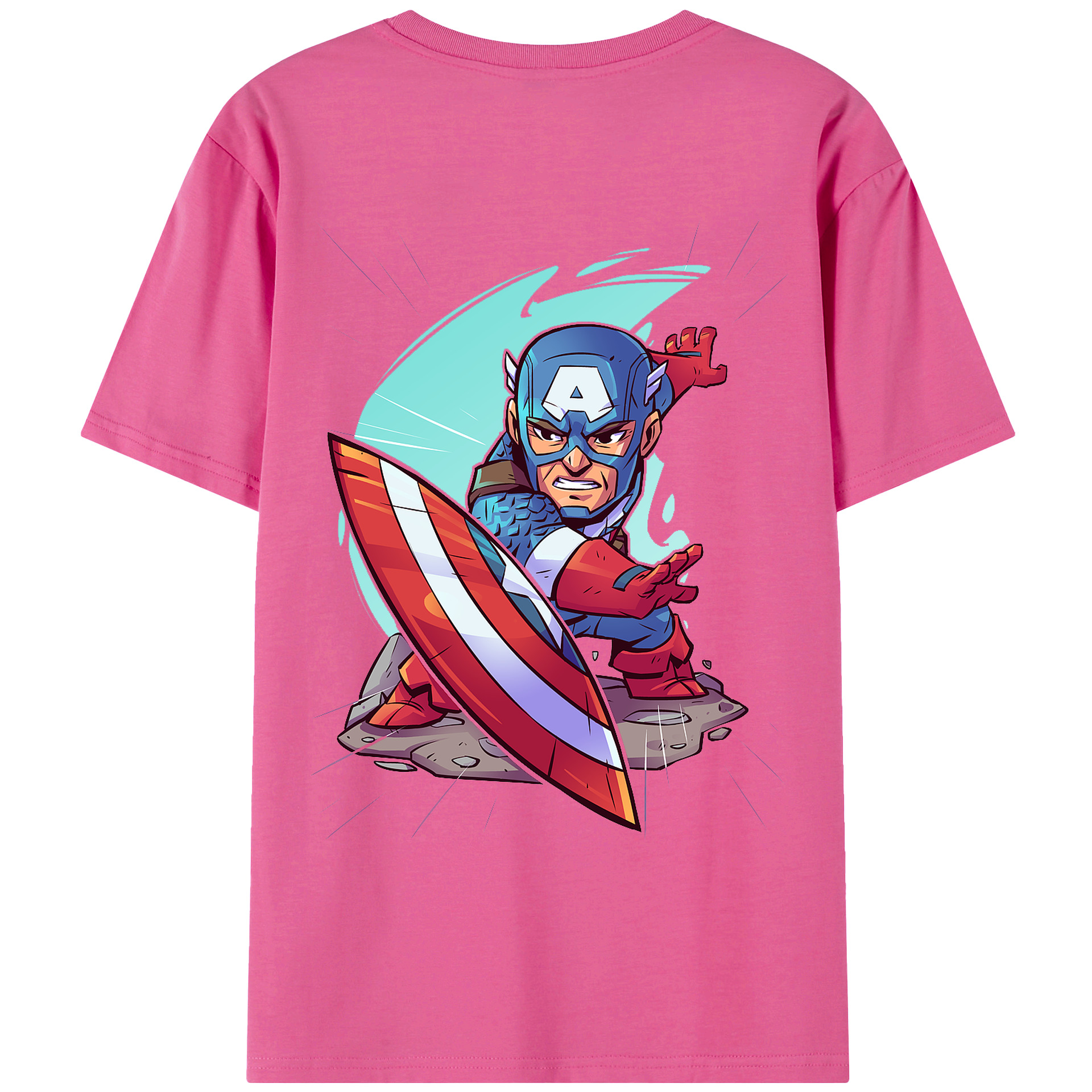（画像用） アベンジャーズ The Avengers レディース半袖Tシャツ(バックプリント)