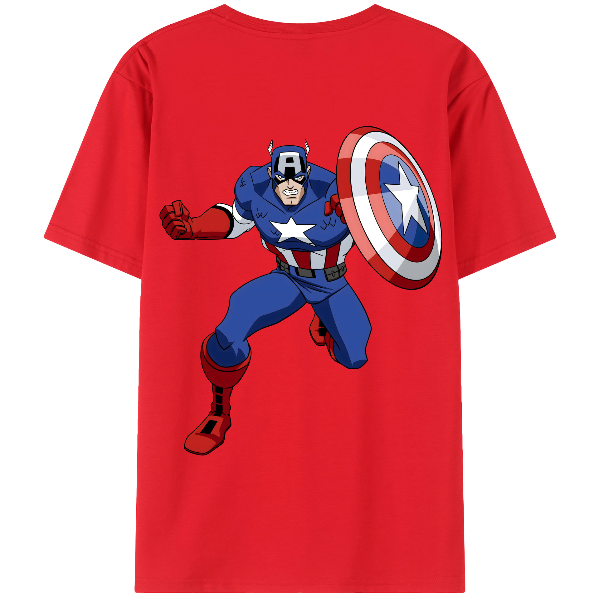 （画像用） アベンジャーズ The Avengers レディース半袖Tシャツ(バックプリント)