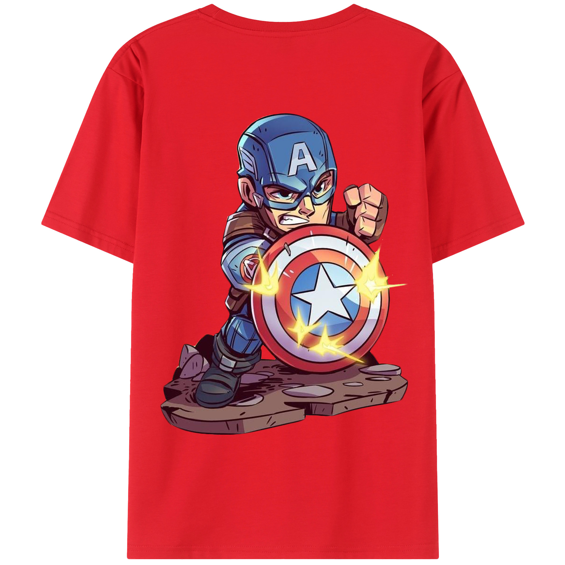 （画像用） アベンジャーズ The Avengers レディース半袖Tシャツ(バックプリント)