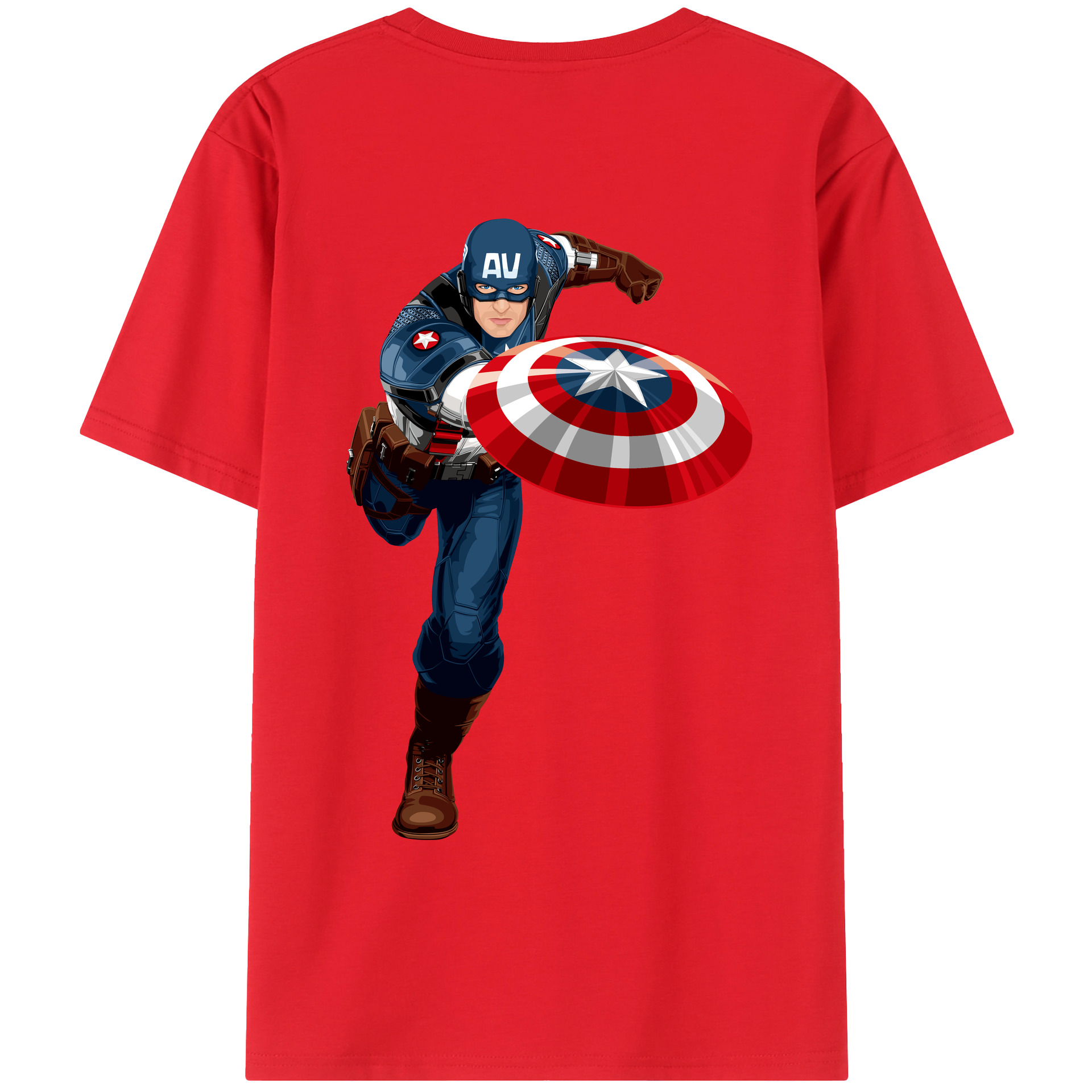 （画像用） アベンジャーズ The Avengers レディース半袖Tシャツ(バックプリント)