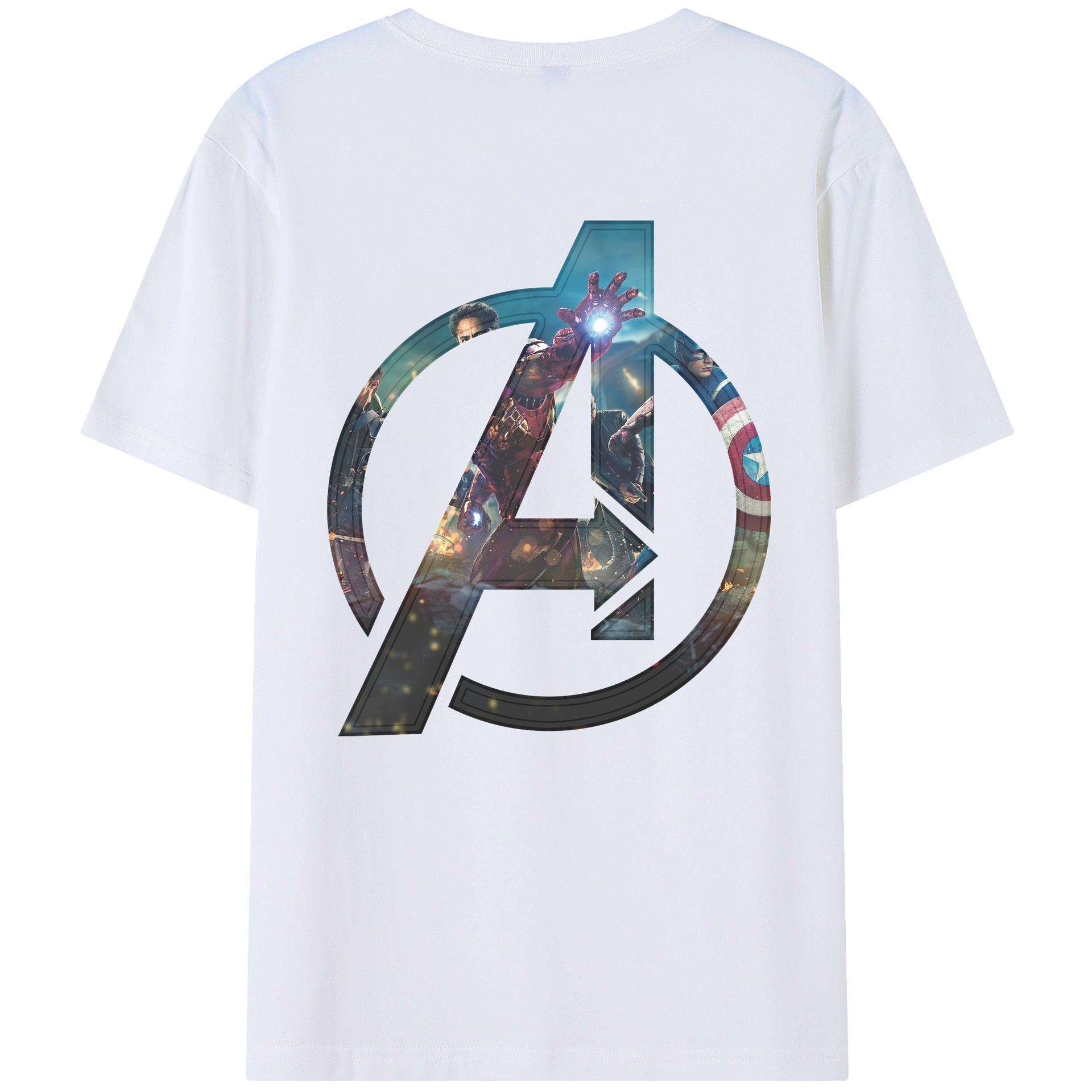 （画像用） アベンジャーズ The Avengers レディース半袖Tシャツ(バックプリント)