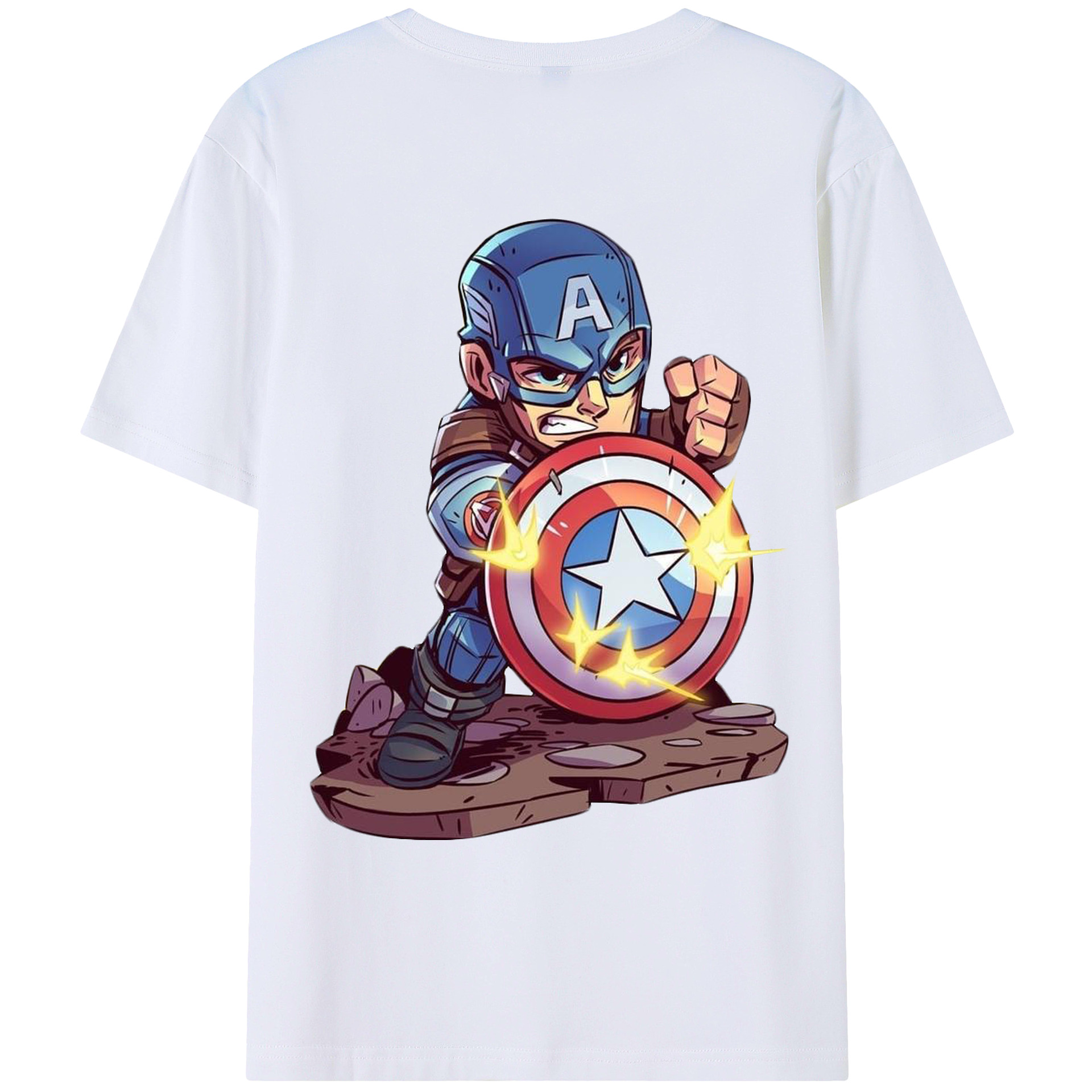 （画像用） アベンジャーズ The Avengers レディース半袖Tシャツ(バックプリント)