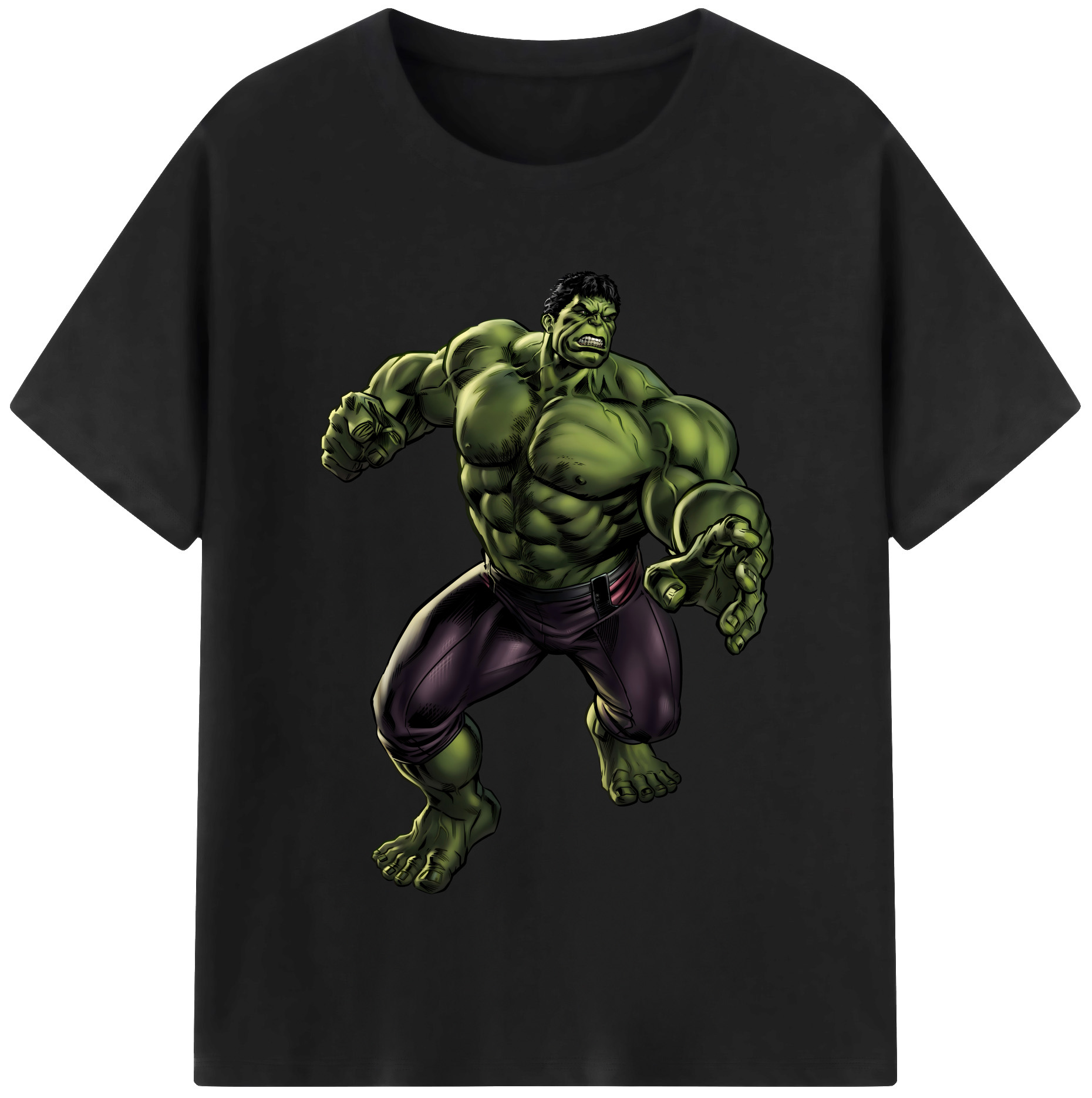 （画像用） アベンジャーズ The Avengers レディースカジュアルプリントTシャツ（綿100％）