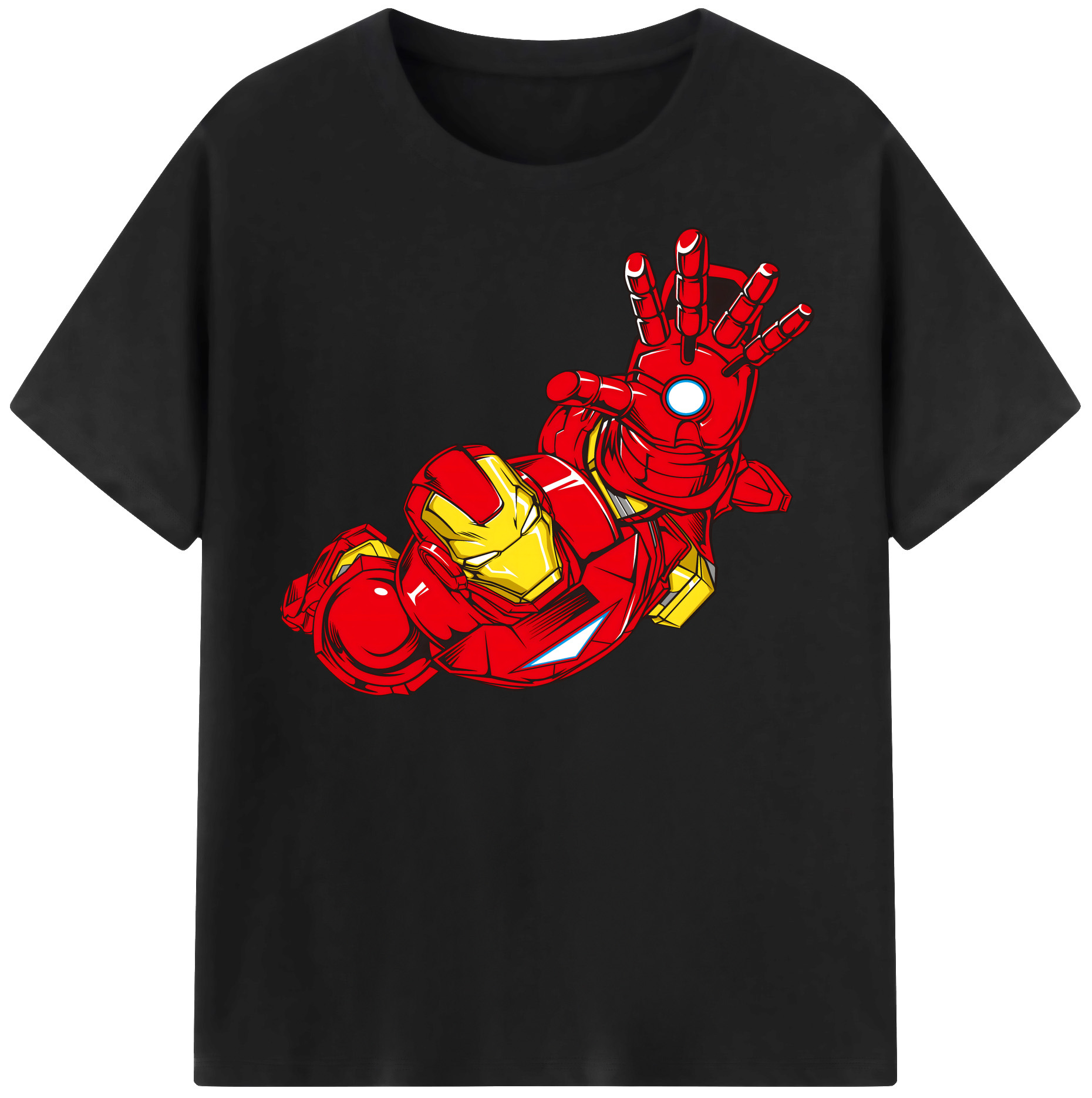 （画像用） アベンジャーズ The Avengers レディースカジュアルプリントTシャツ（綿100％）