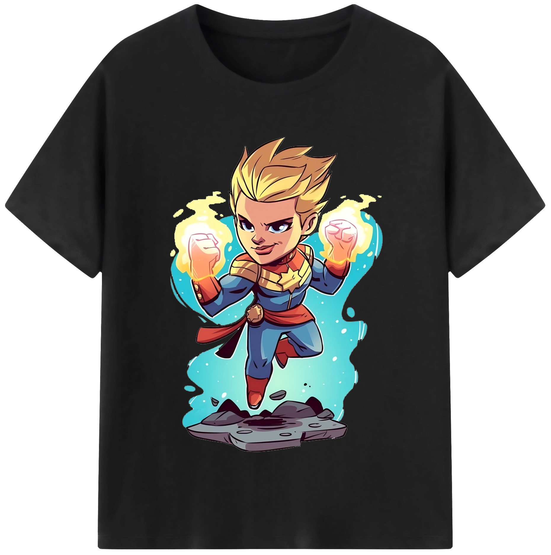 （画像用） アベンジャーズ The Avengers レディースカジュアルプリントTシャツ（綿100％）