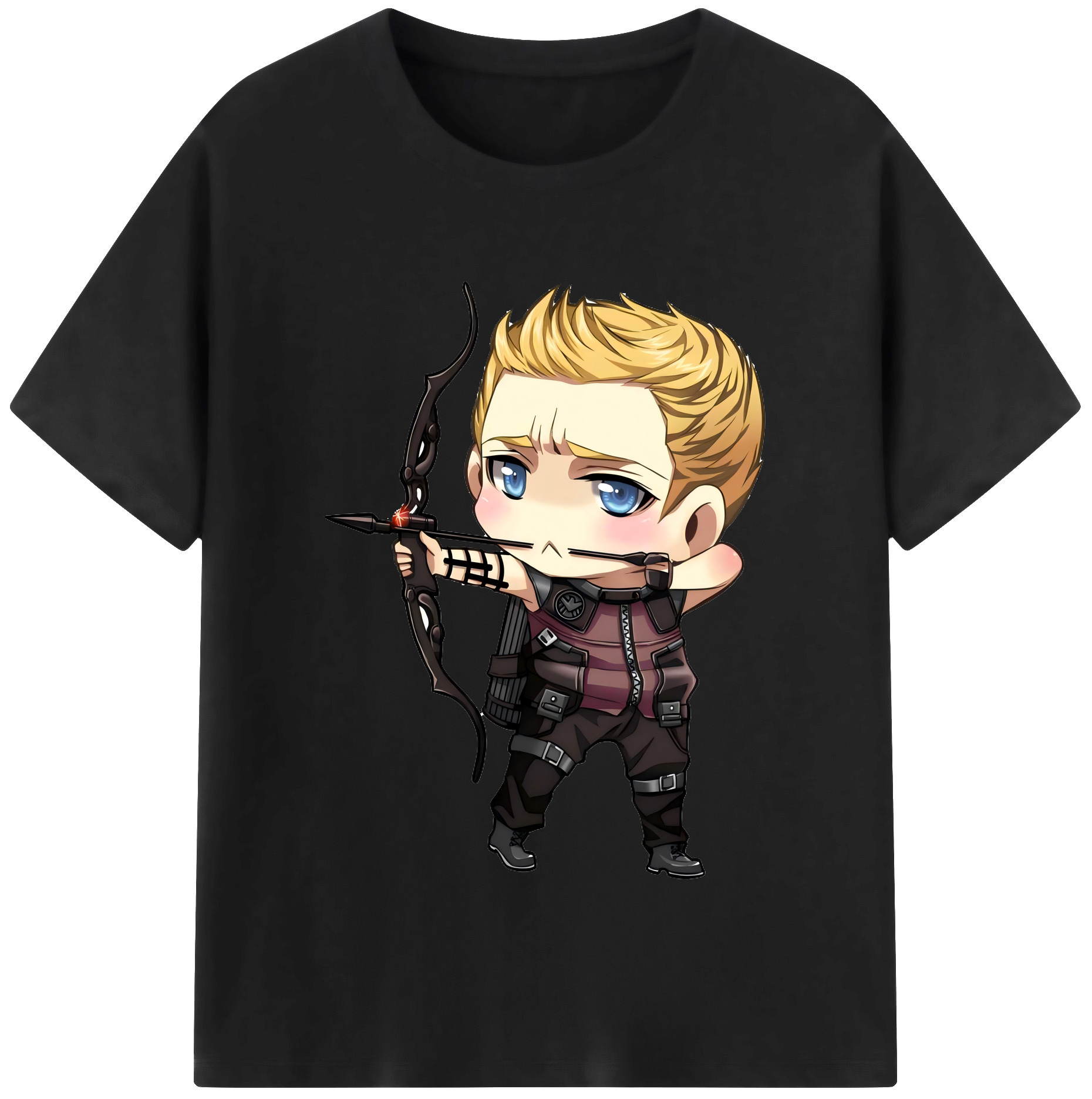 （画像用） アベンジャーズ The Avengers レディースカジュアルプリントTシャツ（綿100％）