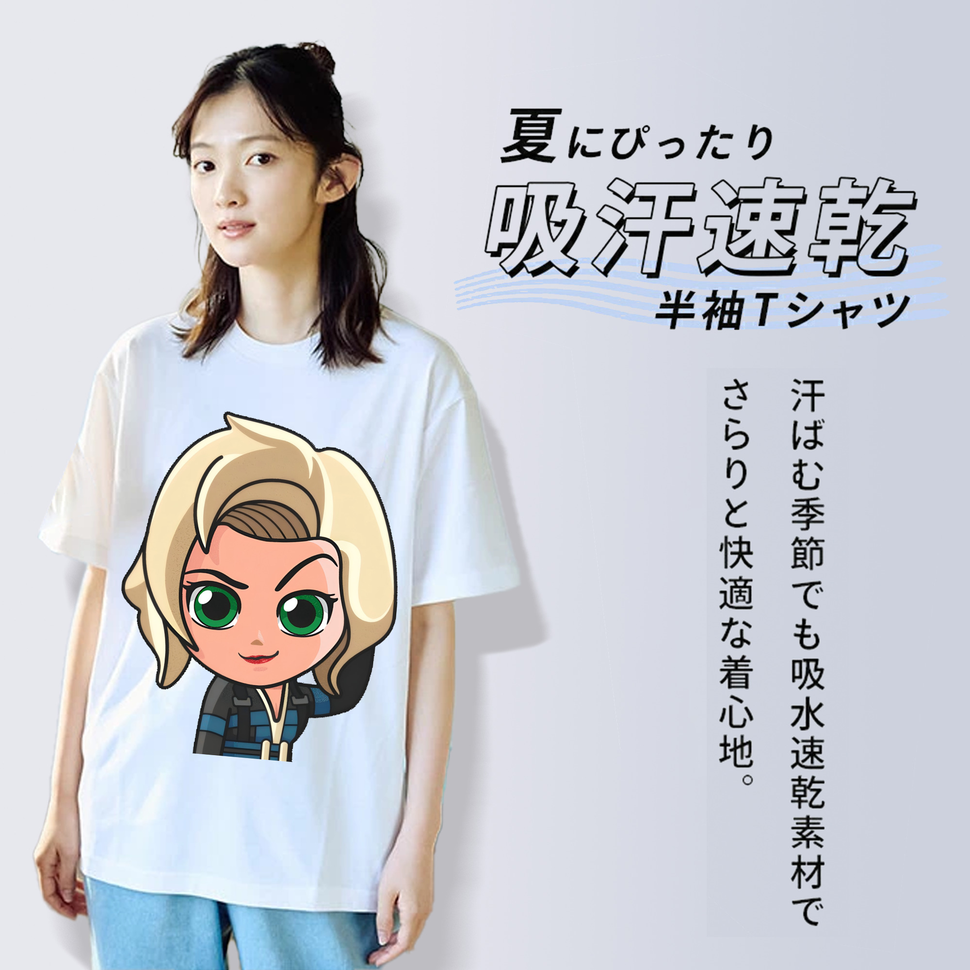 アベンジャーズ The Avengers レディースカジュアルプリントTシャツ（綿100％）