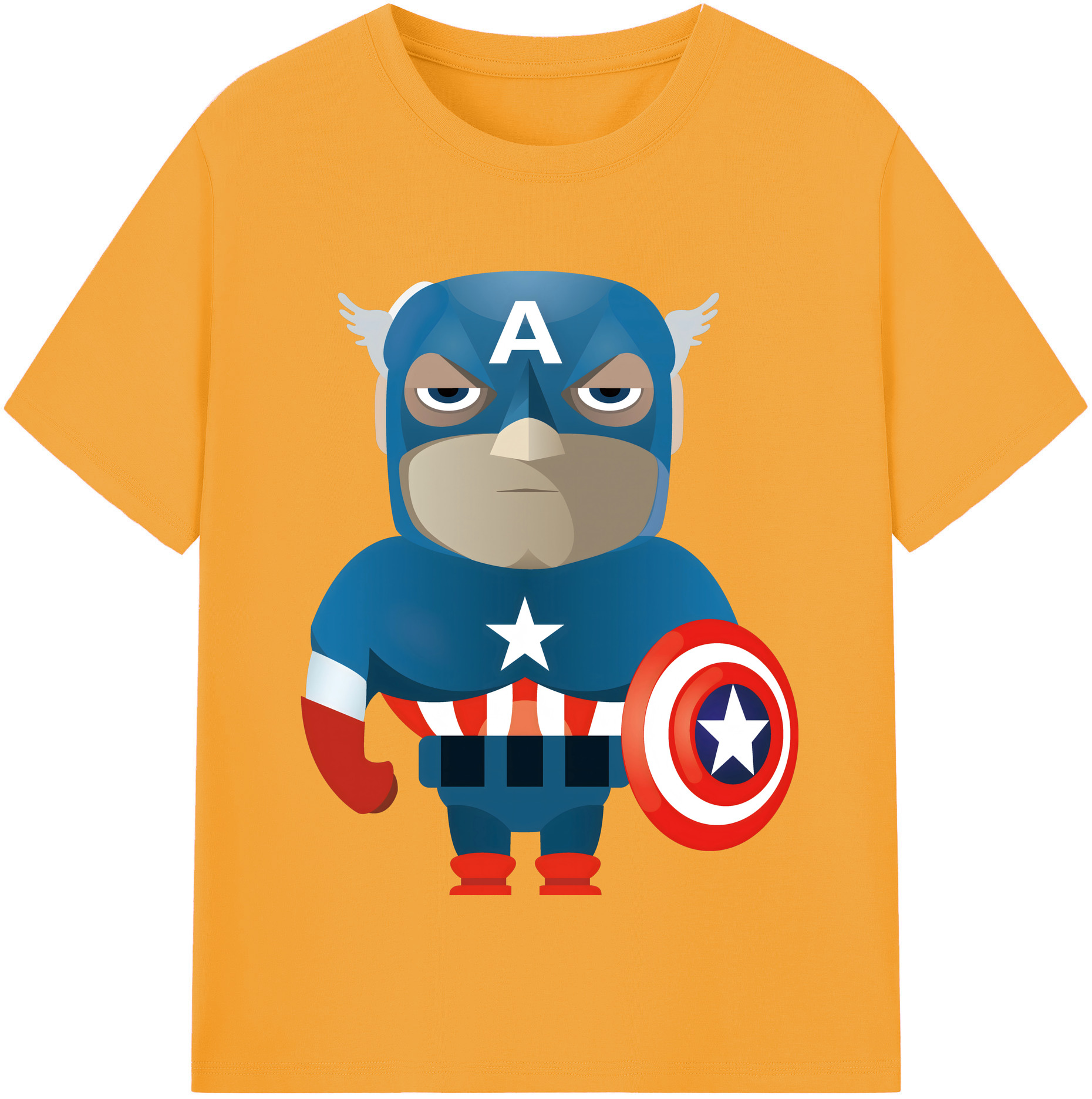 （画像用） アベンジャーズ The Avengers レディースカジュアルプリントTシャツ（綿100％）