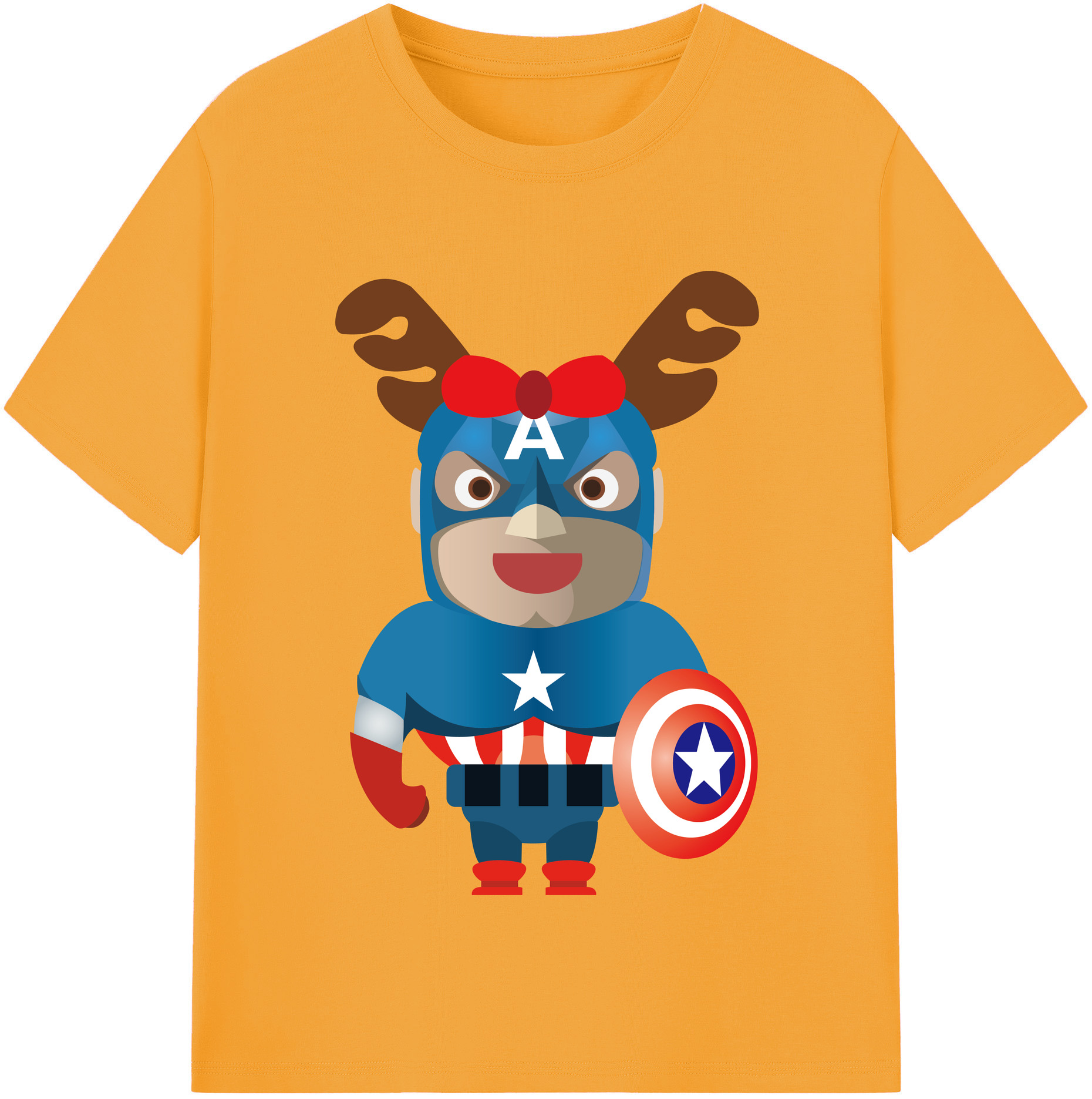 （画像用） アベンジャーズ The Avengers レディースカジュアルプリントTシャツ（綿100％）