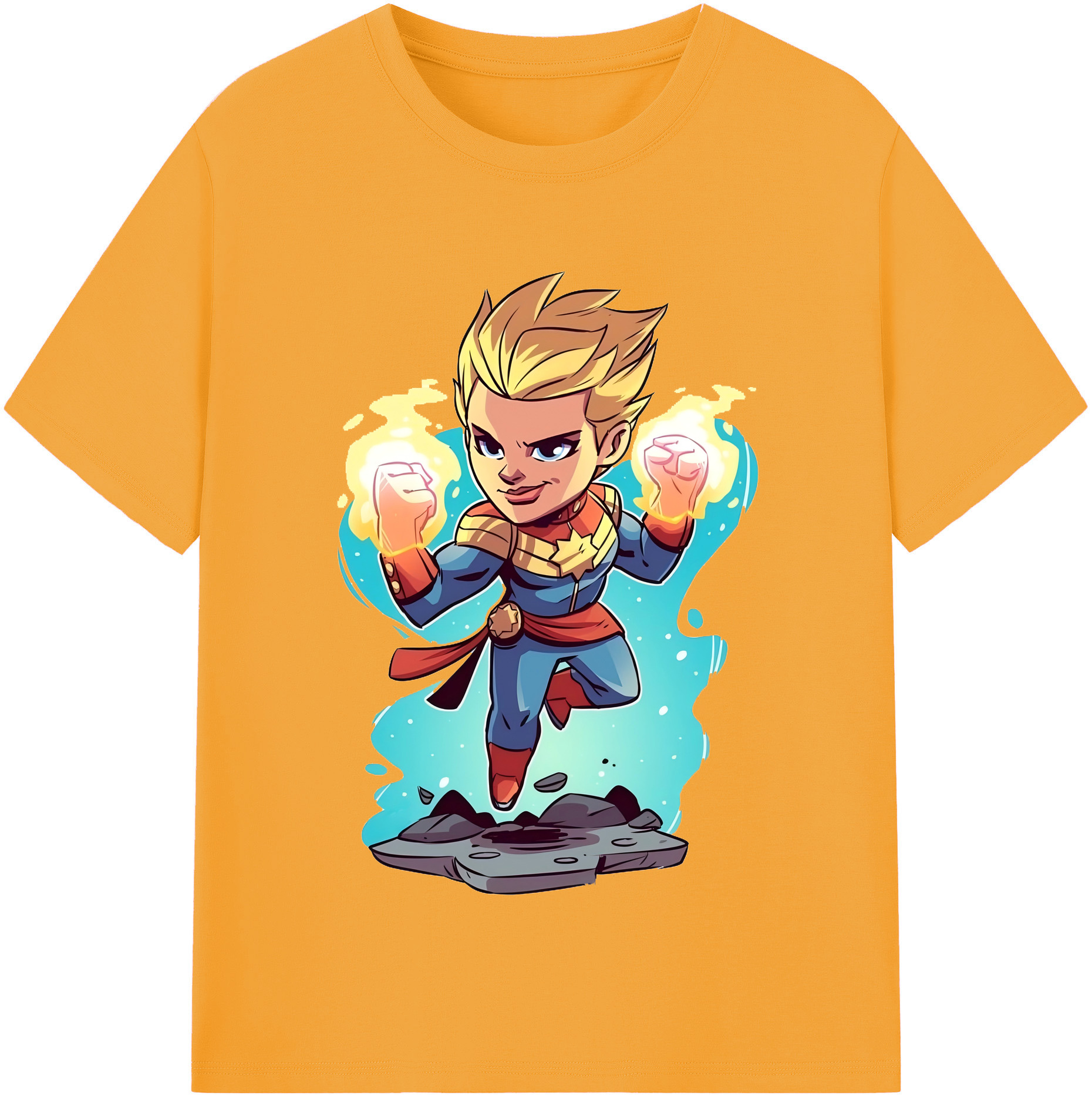 （画像用） アベンジャーズ The Avengers レディースカジュアルプリントTシャツ（綿100％）