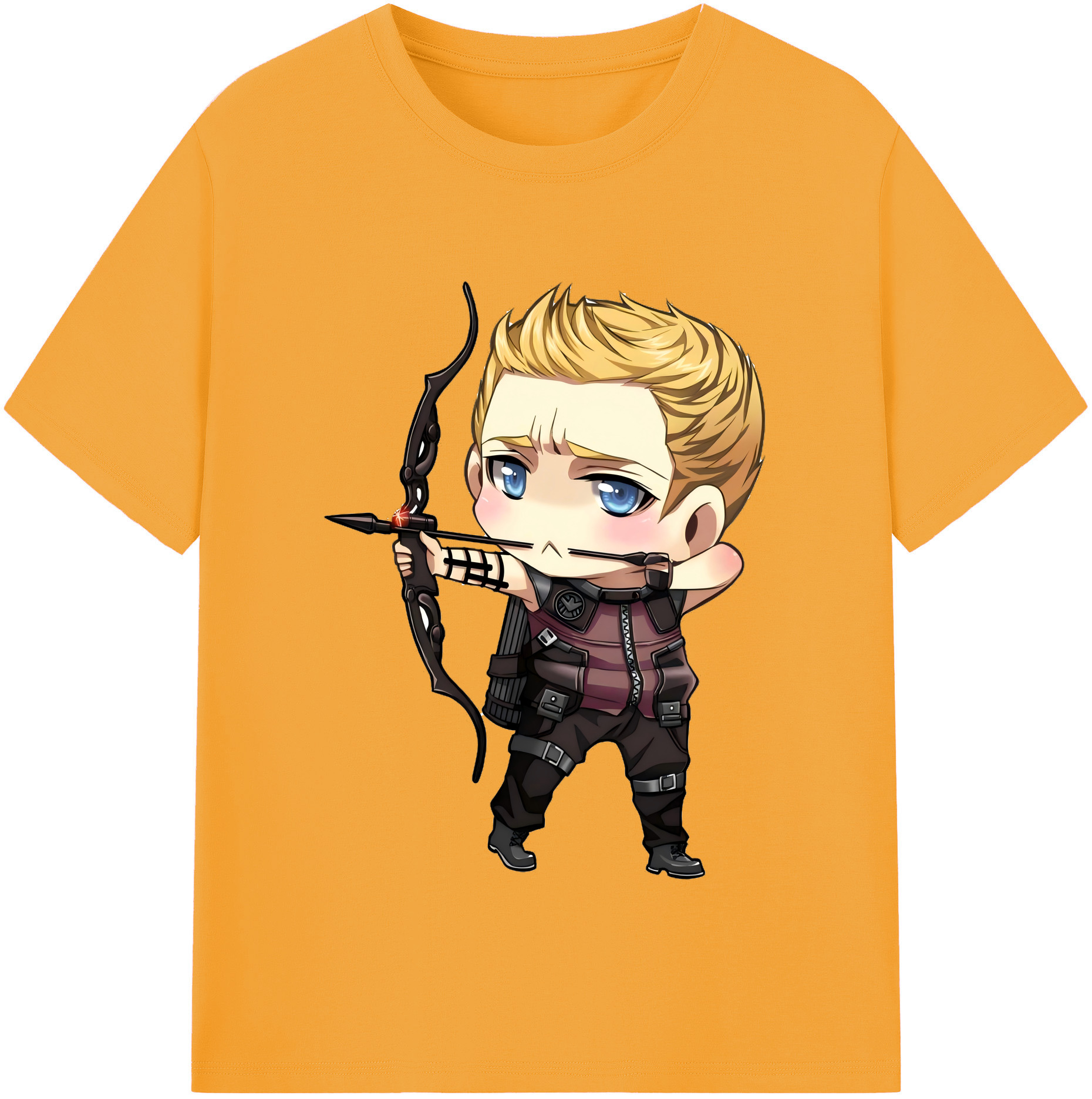 （画像用） アベンジャーズ The Avengers レディースカジュアルプリントTシャツ（綿100％）